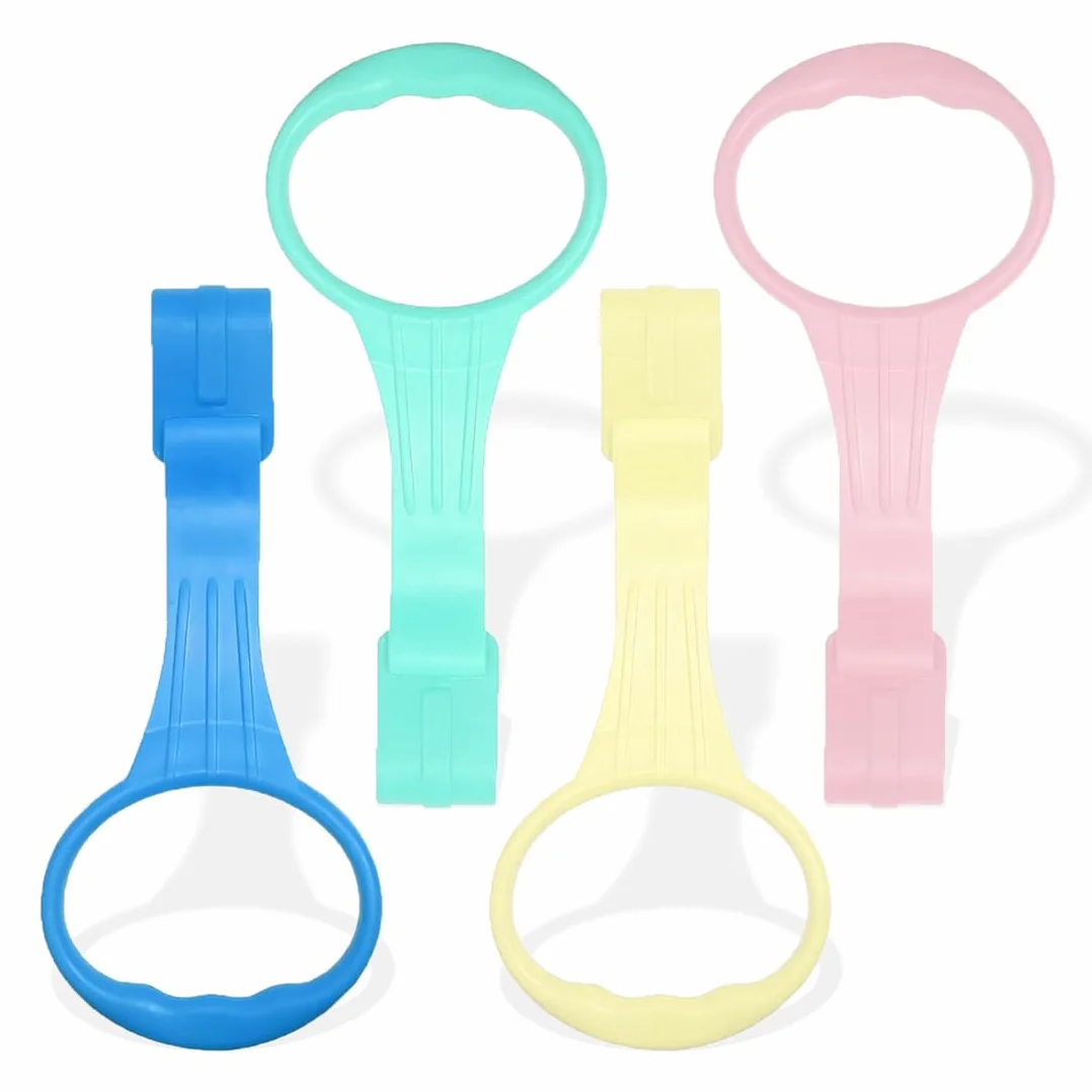 4 Maniglie per Recinto Bambini, maniglie rimovibili per lettino da campeggio e maniglie per culla neonato. Aiuto per alzarsi e imparare a camminare per bambini, adatto a box, lettino e passeggino