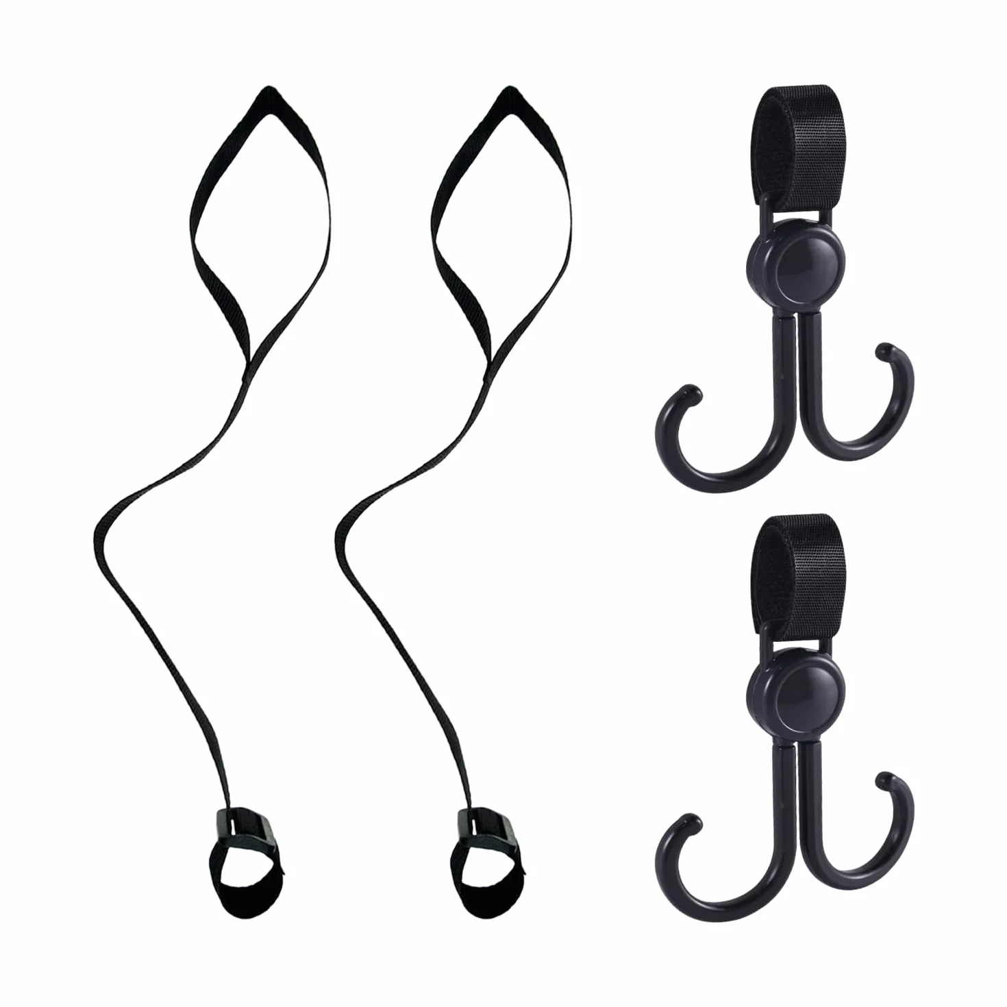 2 Pezzi di Passeggino Cinghie da Polso, 2 Pezzi di Passeggino Ganci, Passeggino Antiscivolo Cinghie, Passeggino Accessori, Bambino di Stoccaggio Ganci, Moderno E Semplice Appeso.