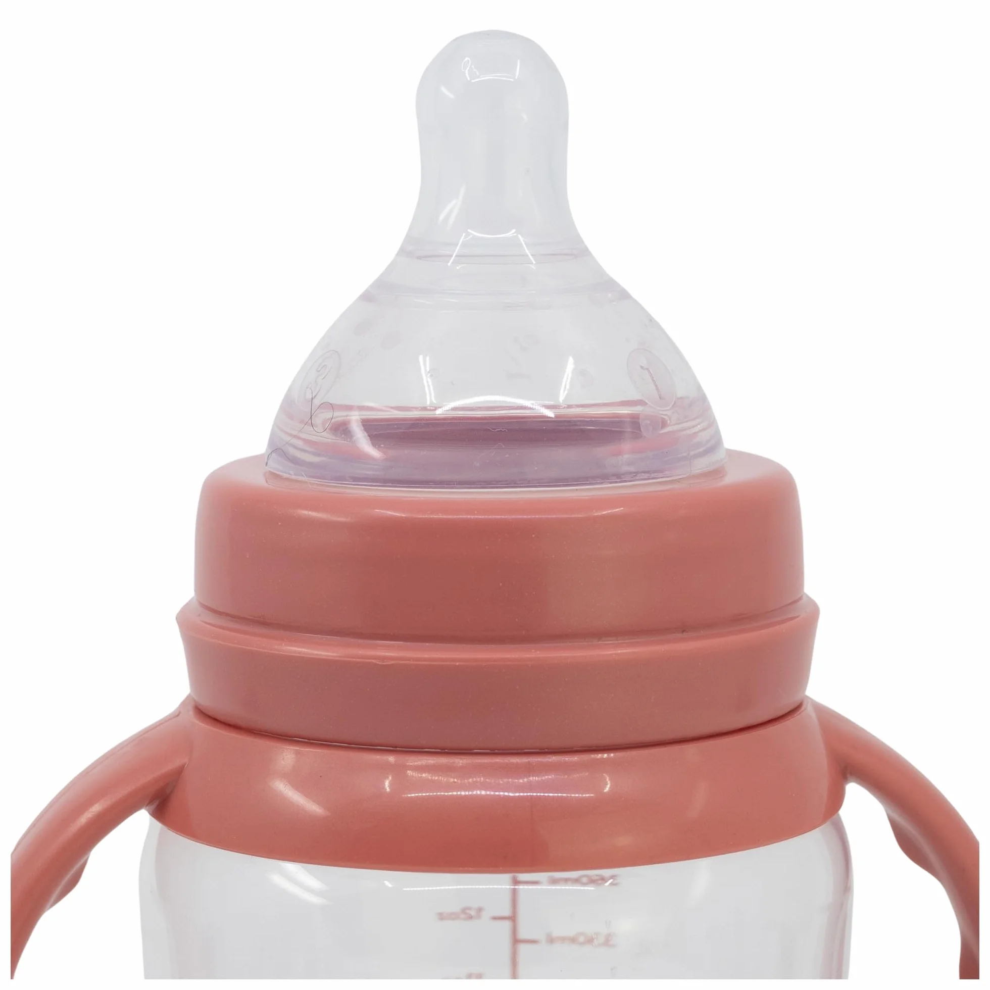 STOR Biberon con Manici Minni 360ml Collo Largo Tettarella Silicone 3 Posizioni Disney Baby Sistema Anti-Coliche Senza BPA 0 Mesi Plus