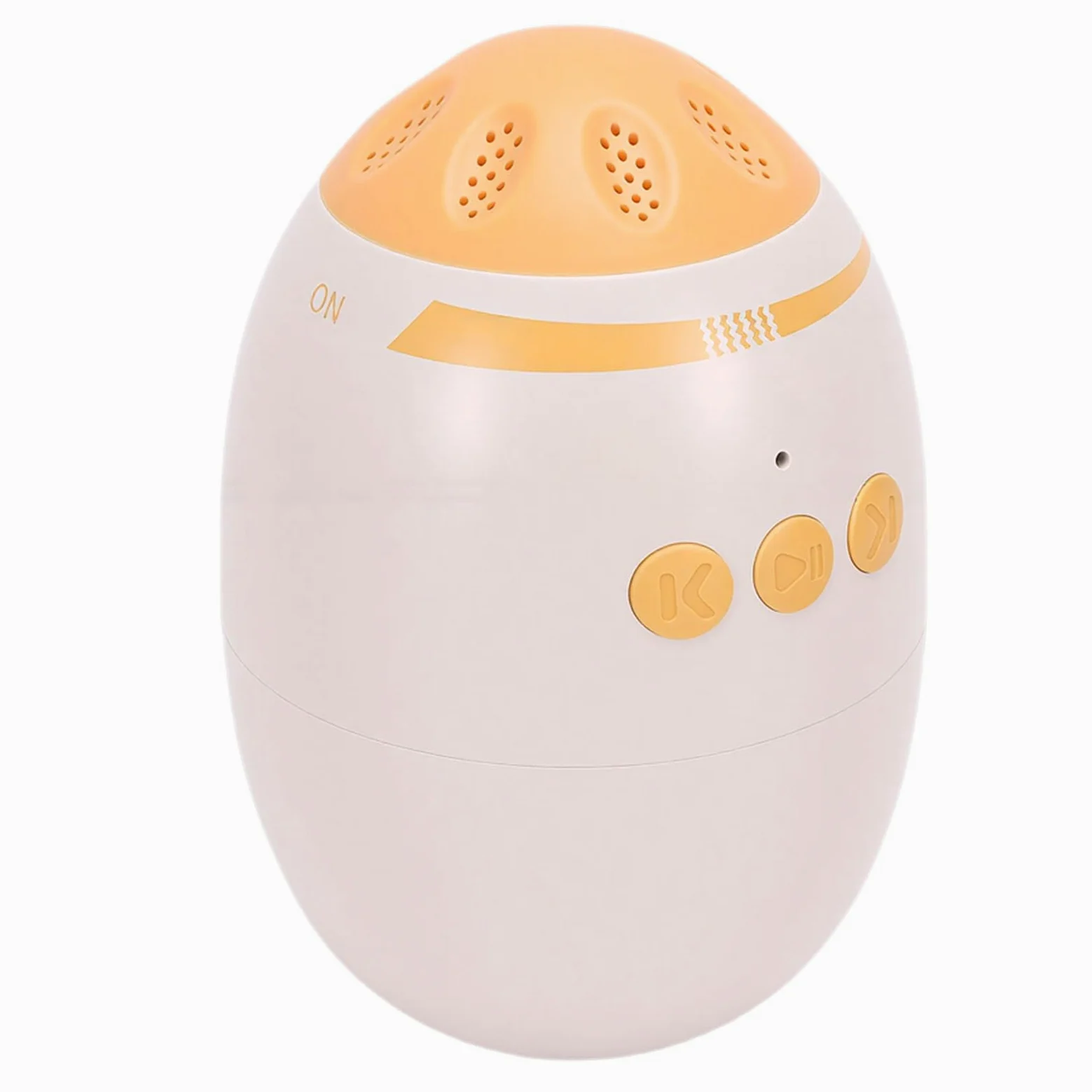 Ausla Dondolo per Passeggino, Succhietto Vibrante per Neonati in Silicone ABS con 11 Suoni di Rumore Bianco, Soluzione Portatile per Neonati e Bambini Piccoli