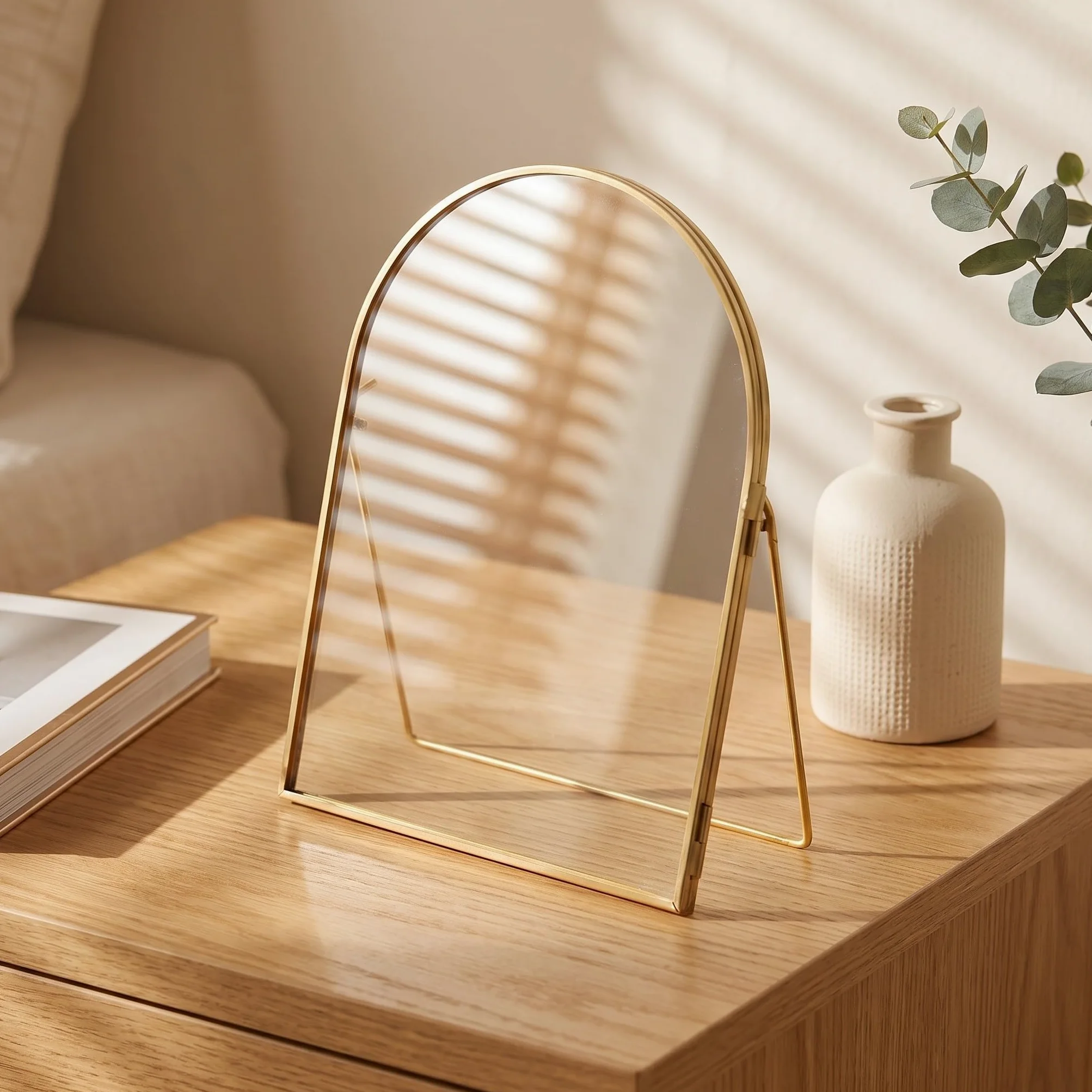 YARNOW Cornice per impronte di mani e piedi da neonato, cornice galleggiante in vetro per impronte di mani e piedi | Decorazione da tavolo per la cameretta dei bambini, fronte-retro, ideale per bambini e bambine (20x15 cm).
