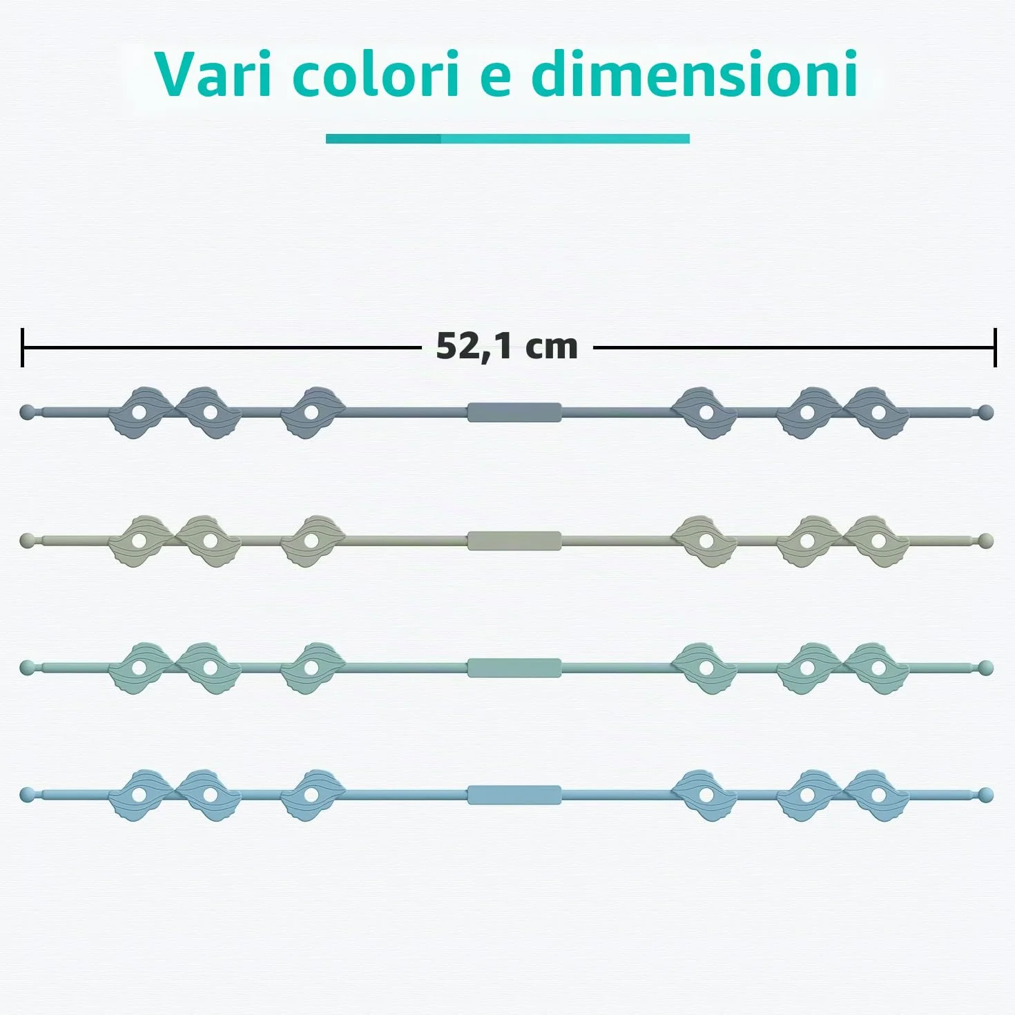 Set di 4 cinture di sicurezza per giocattoli, in silicone Pacifier, per snack, con cinghie, per passeggino, seggiolone, culla, ragazzi e ragazze di 3 mesi