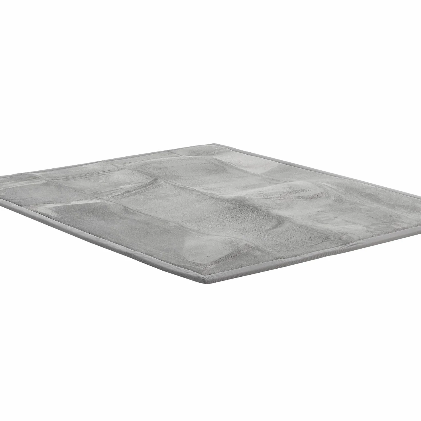 Juskys tappeto morbido e antiscivolo da 180x120 cm per gattonare, ideale per bambino, neonato, yoga – Grigio