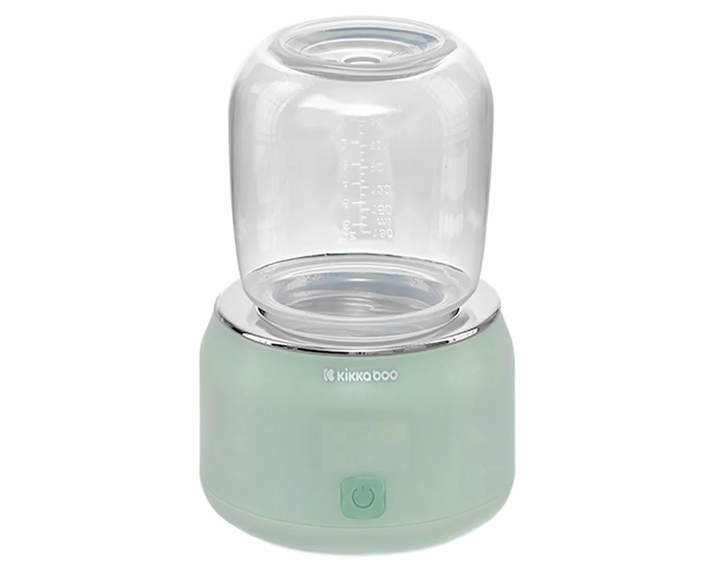 Kikkaboo scaldabiberon Brent 4 adattatori per biberon, 4 modalità di temperatura, colori:ecologica