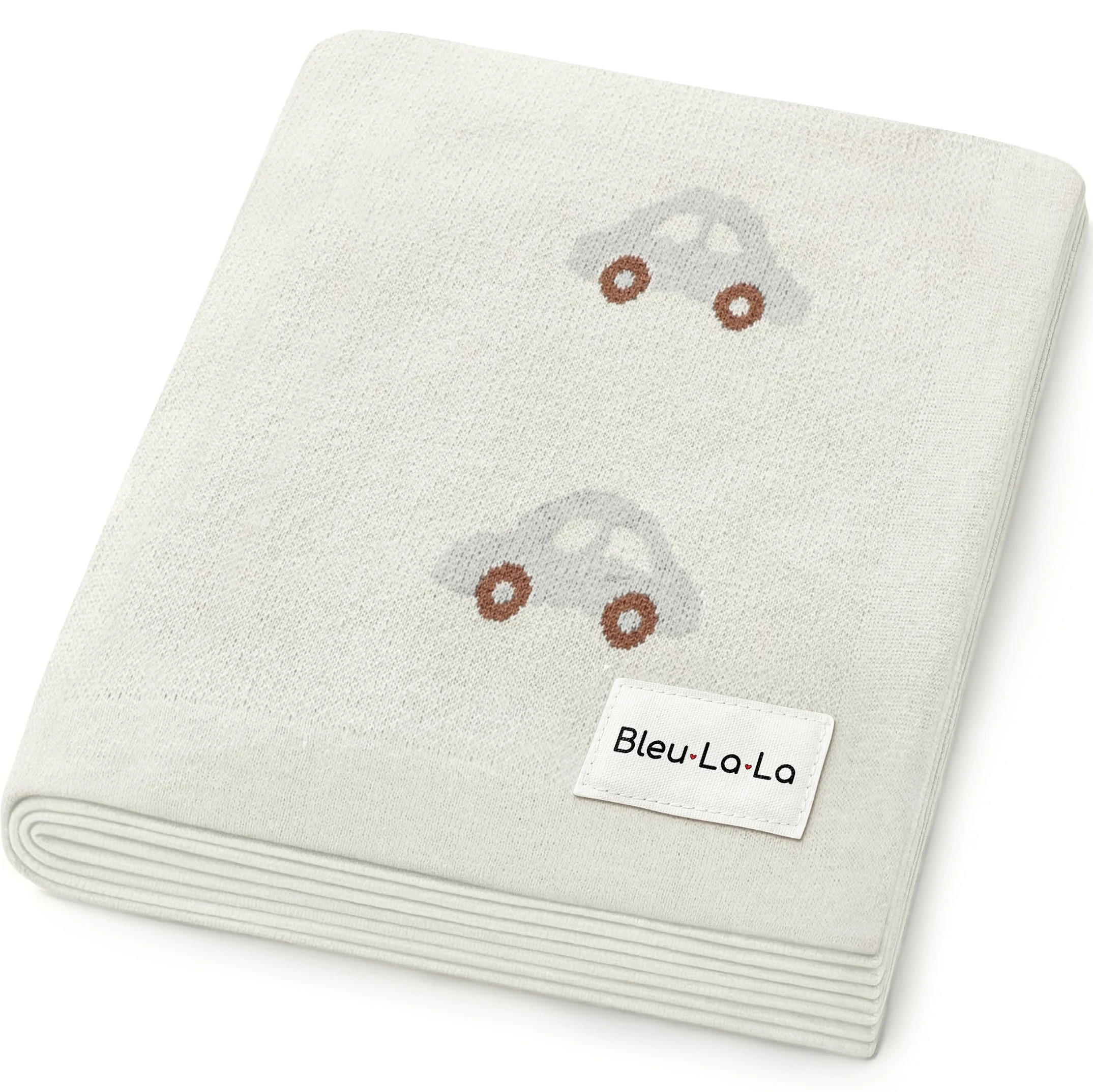 Coperta per neonati e ragazzi in 100% cotone lavorato a maglia, morbida e accogliente, coperta per culla e passeggino, per la doccia, lista regali per neonati, neonati e bambini piccoli