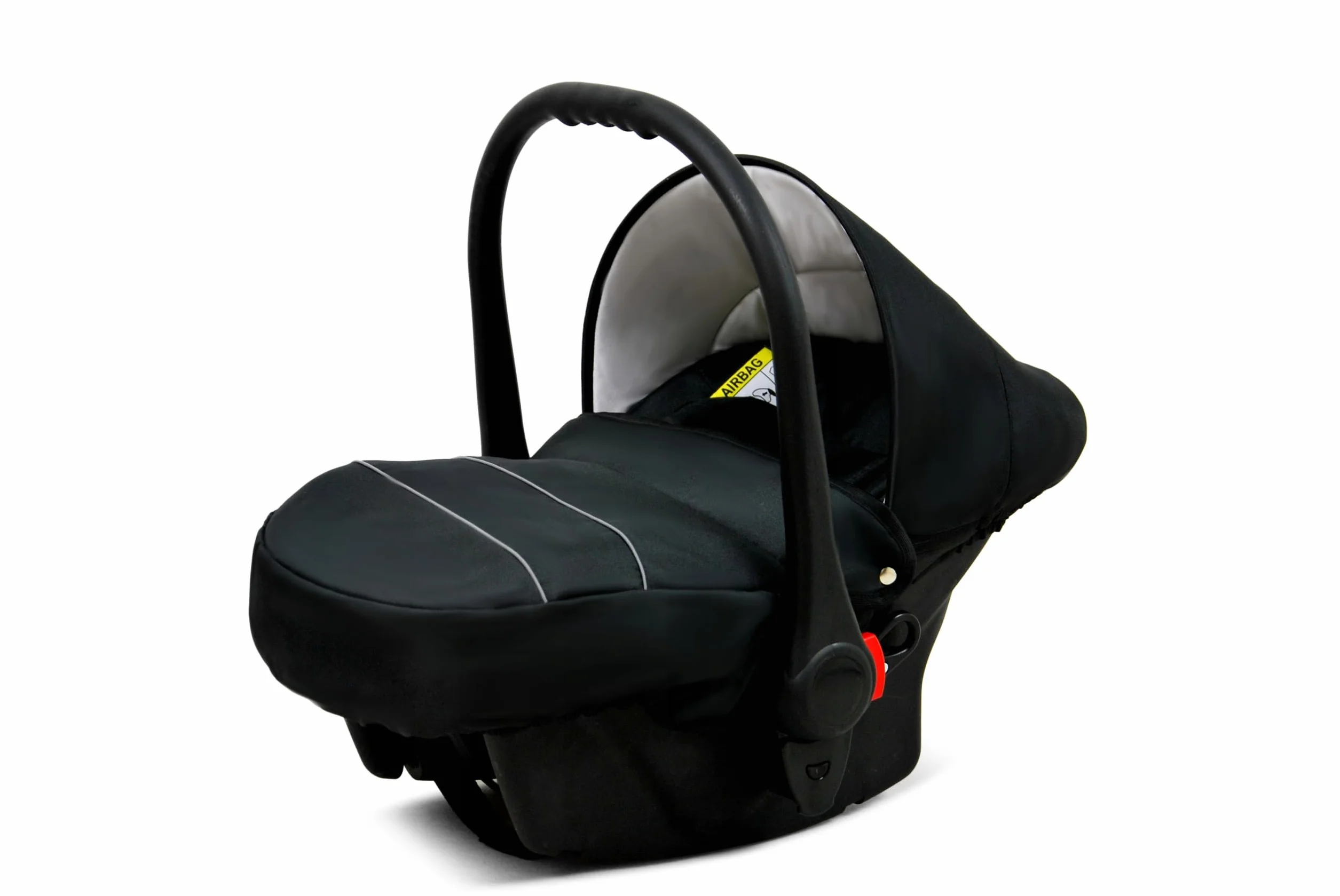 BabyLux® Bambini Passeggino per gemelli Completo Set 3 in 1 - Duo | Onyx - incl. Navicella, Canna, Seggiolino Auto - Carrozzina Neonati Sistema Combinato - con Borsa fasciatoio, Copertura antipioggia