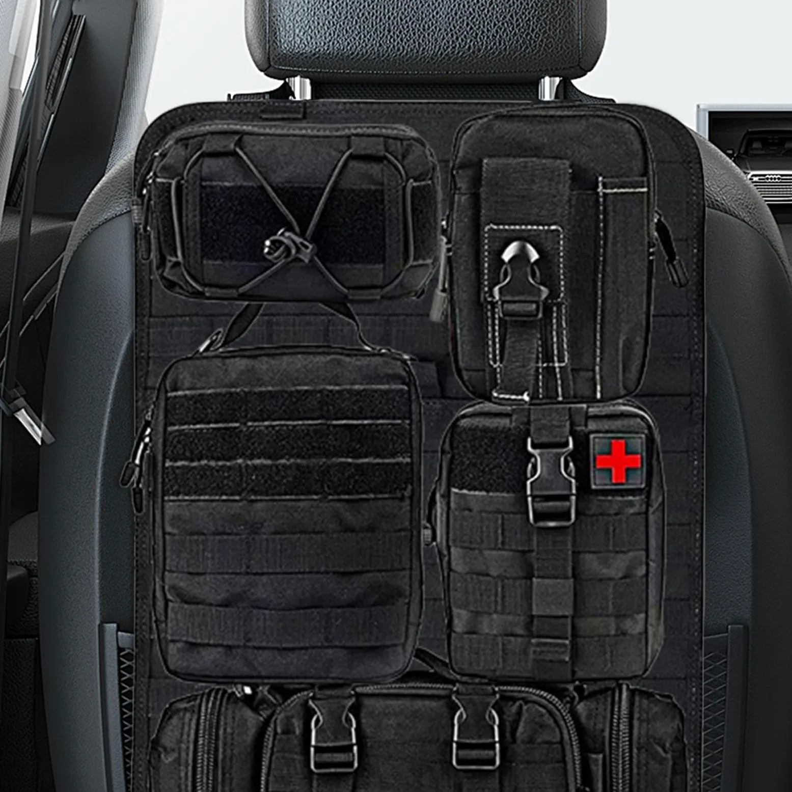 Organizzatore del sedile posteriore 'auto, organizzatori di sedili | Tasche multi-storage in nylon 600D, da viaggio con cinturi