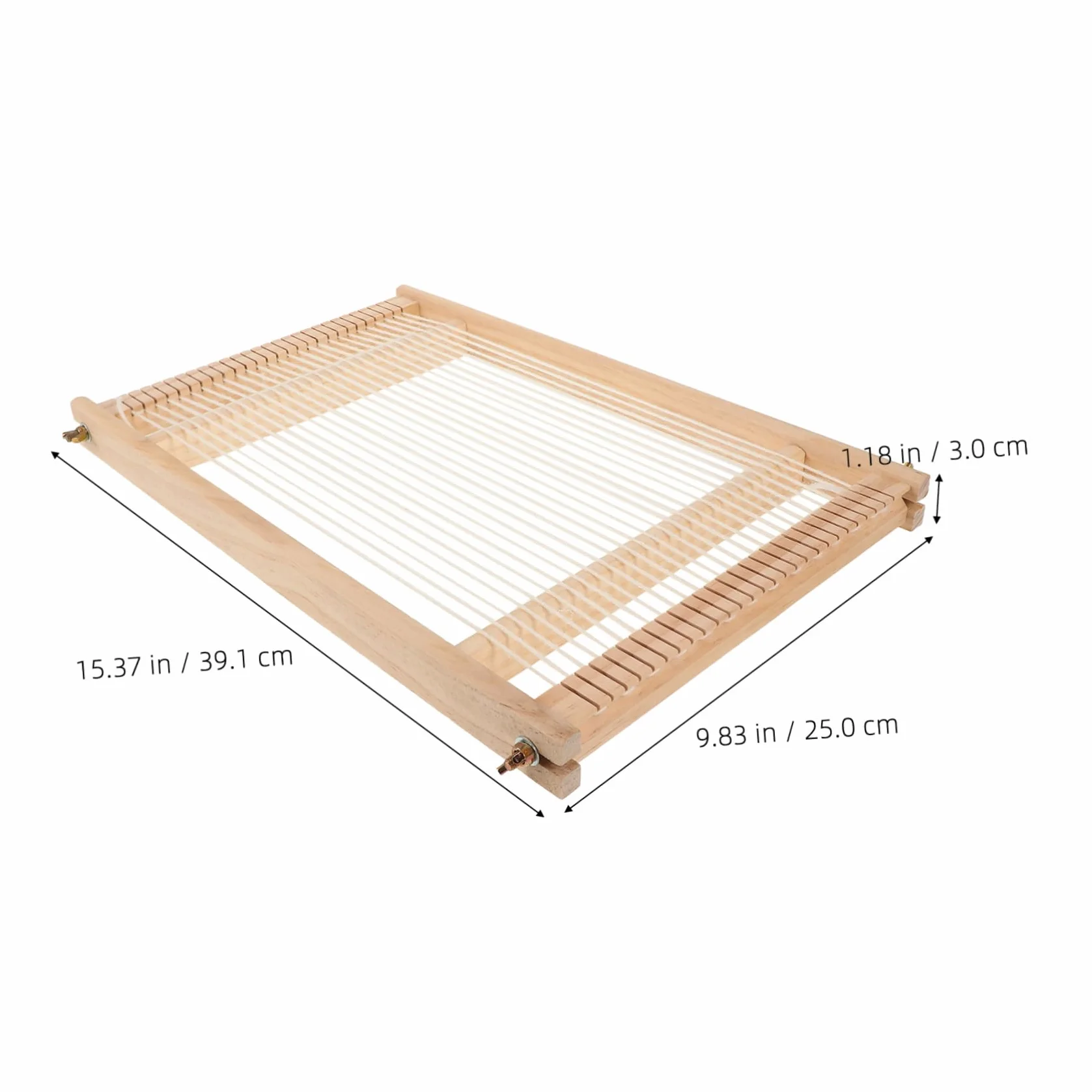 BATHVEVE Telaio per Tessitura in Legno per Ragazzo Ragazza e Giovani Semplice Funzionamento, per Lavori Artigianali e Insegnamento Fai da Te, Strumento Multifunzionale per Colore Casuale