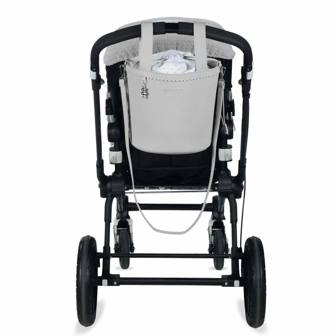 Pasito a Pasito BORSA BUCKET ICON SMOKE, grigio