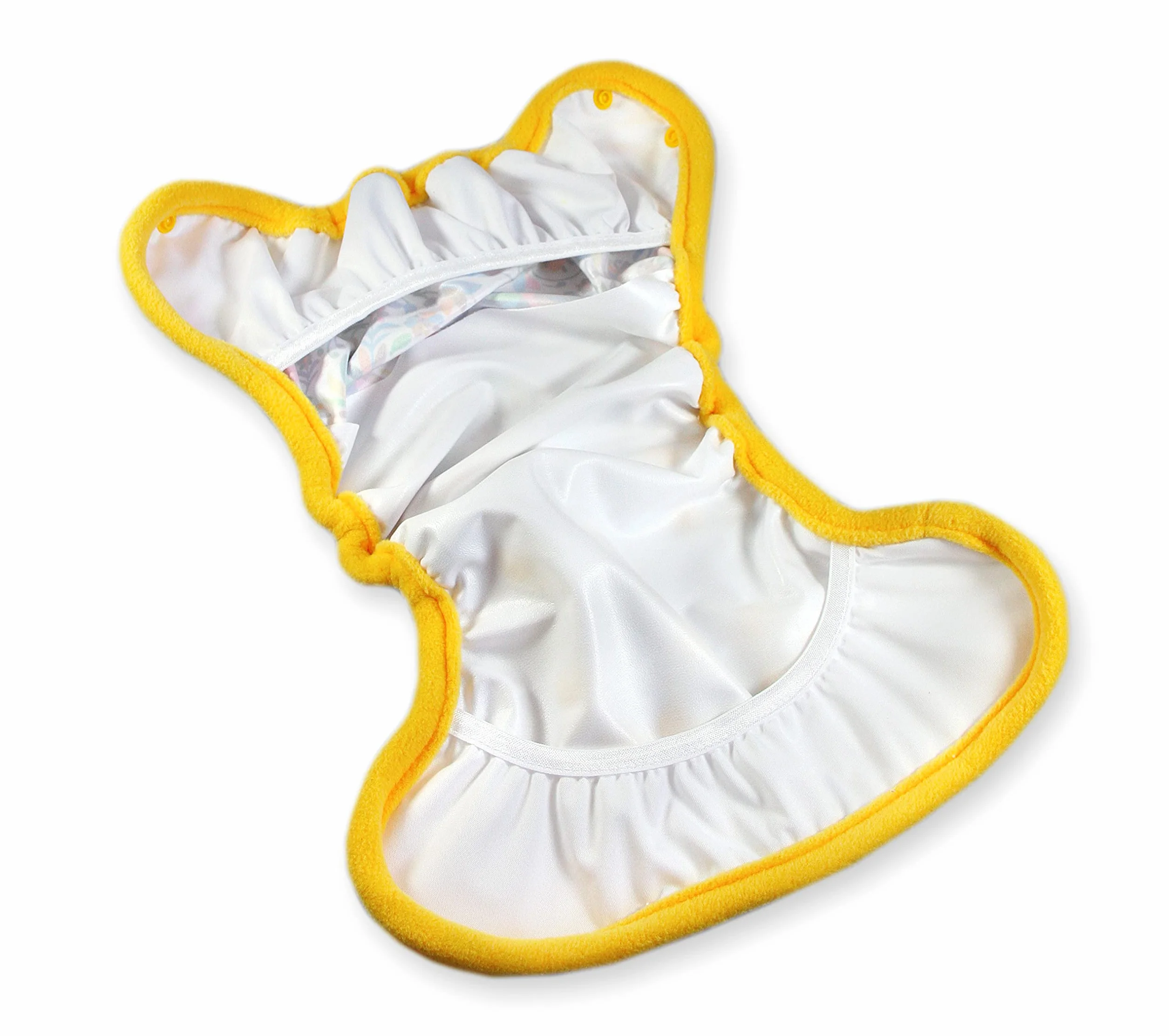 Petit Lulu Copertina per Prefold Taglia Unica (5-16 kg) Snaps Pannolino Impermeabile e Regolabile Riutilizzabile e Lavabile Prodotto in Europa (Lagoon)