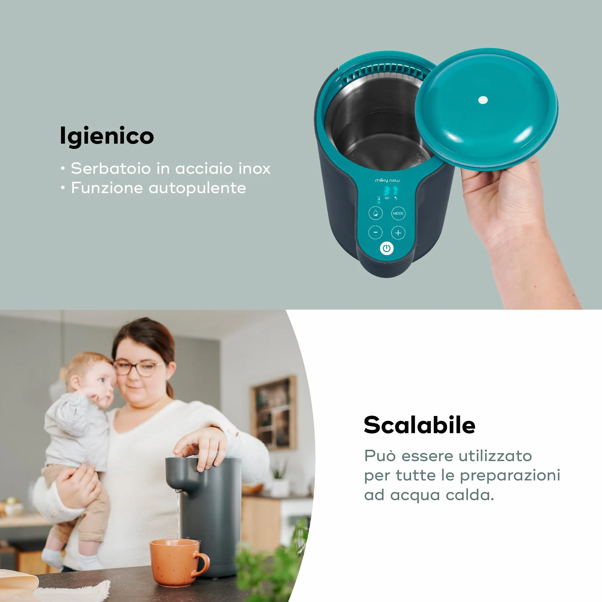 Babymoov Preparatore di Biberon Milky Now - Veloce e facile da usare