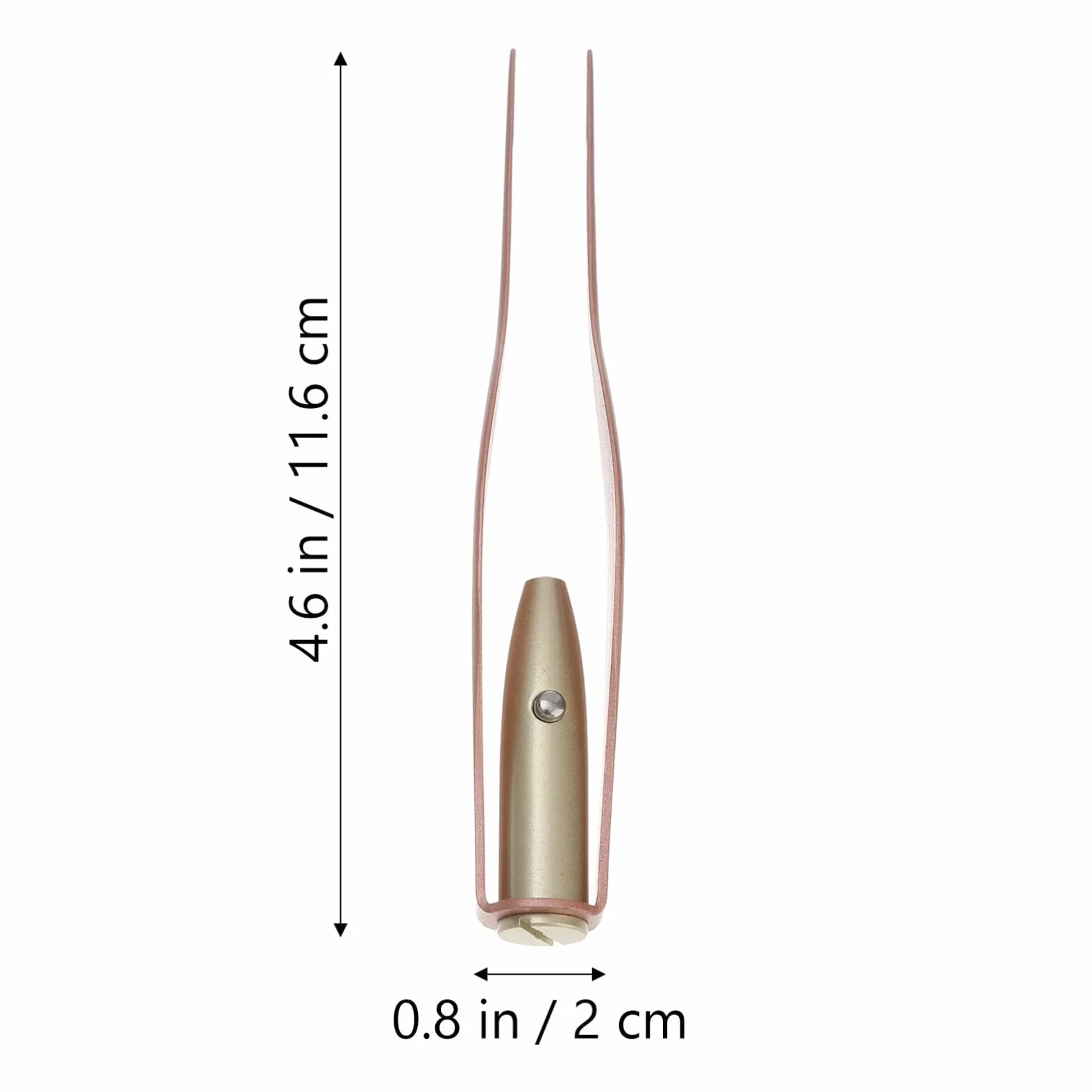SUPVOX 1 pinzetta per orecchie a LED, rimozione del cerume in acciaio inossidabile, pinzetta cosmetica per la rimozione dei peli di ciglia e sopracciglia (colore casuale)