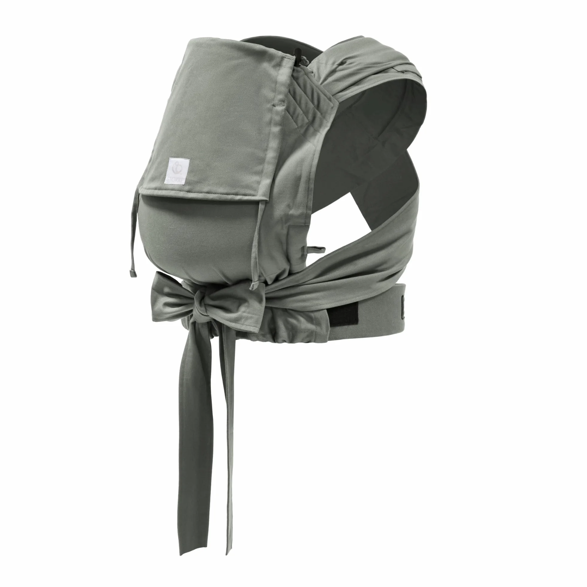Marsupio Stokke Limas, Glacier Green (OCS) - Marsupio per neonati con mezza fibbia - Tre opzioni di trasporto - Sicuro, dalla nascita fino a 15 kg