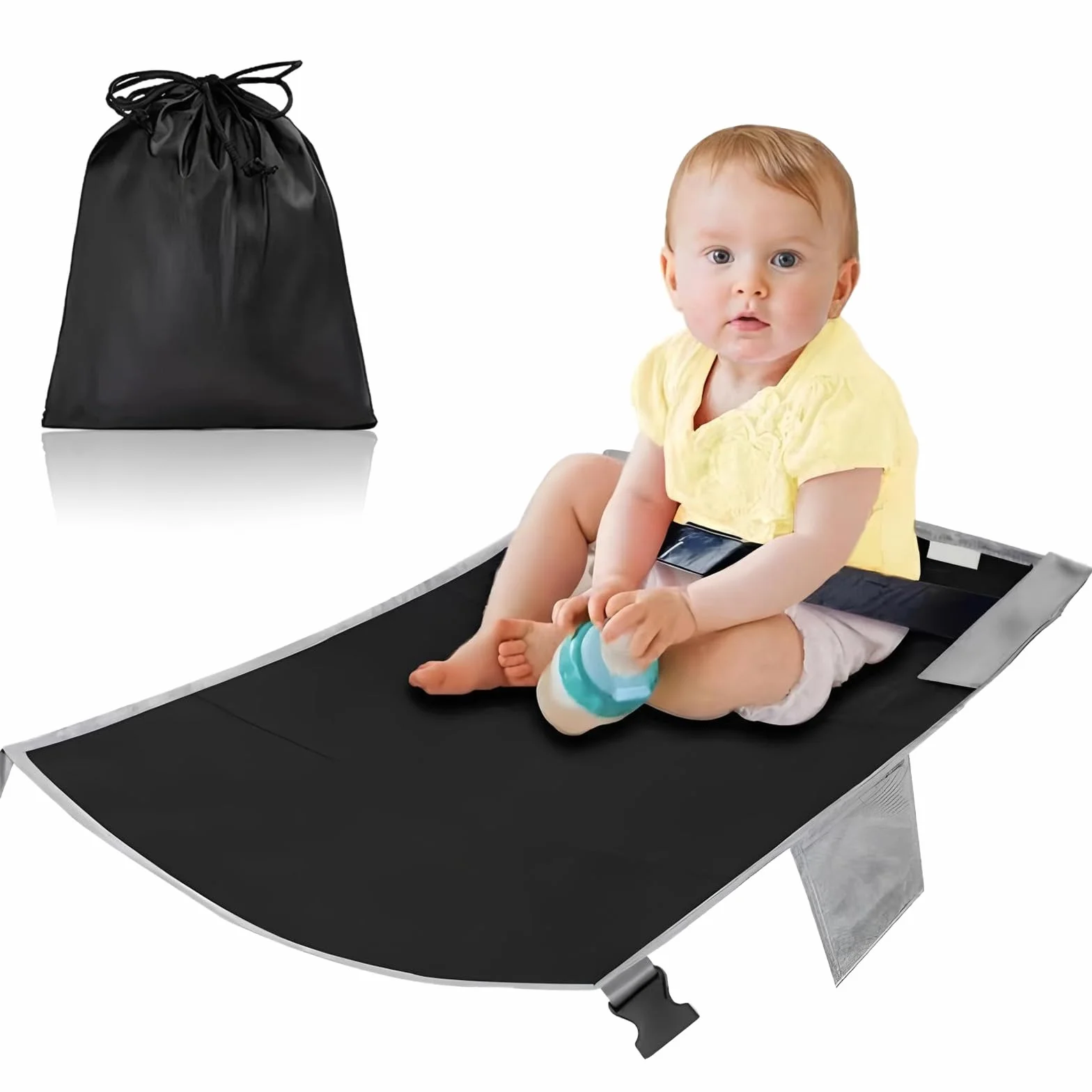 Letto Per Bambini In Aereo,Poggiapiedi Per Aereo,79x44 Cm Poggiapiedi Per Aeroplano,Leggero E Pieghevole,Viaggio Portatile Cose Essenziali,Bambini In Aereo Per Riposare Le Gambe E Sdraiarsi