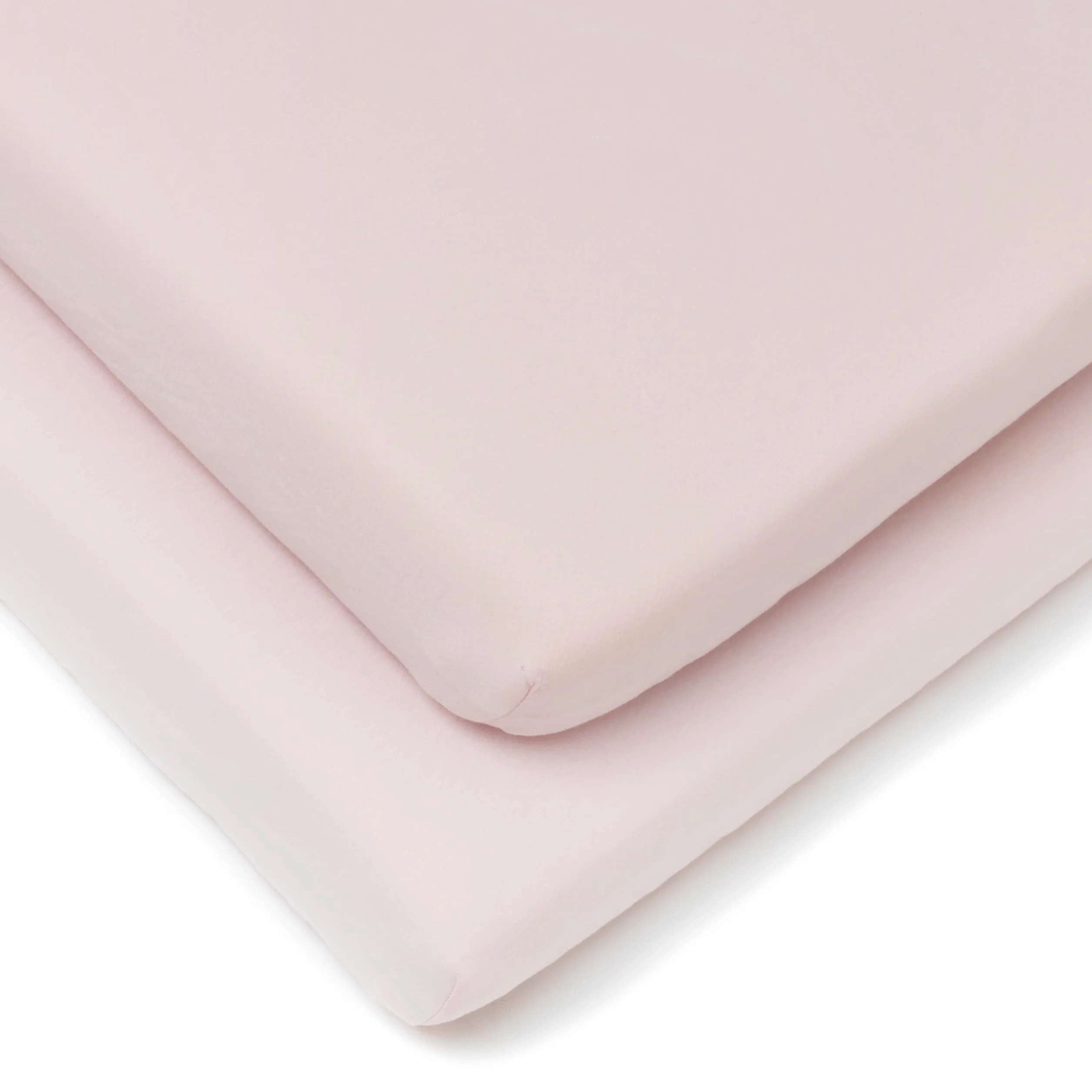 Clair de Lune - Lenzuola con angoli in cotone Jersey, Set 2 pz., Rosa