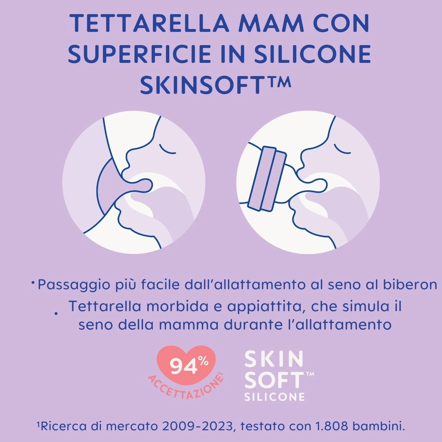 MAM Biberon Set Neonato con 2 biberon anticolica Easy Start 130 ml e 260 ml e Ciuccio Original Start, Riduce bolle d'aria e il rischio di coliche, Accessori neonati con tettarella in silicone, Neutro