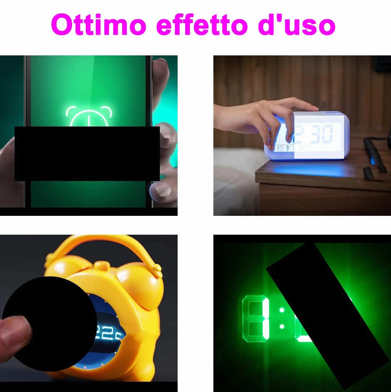 2PCS adesivi di blocco della luce, 20 * 10cm LED luce oscurante adesivo, oscurante luce 80% ~ 100% adesivi per elettronica, TV, router, orologi con 1PCS pinzette (bianco e nero)