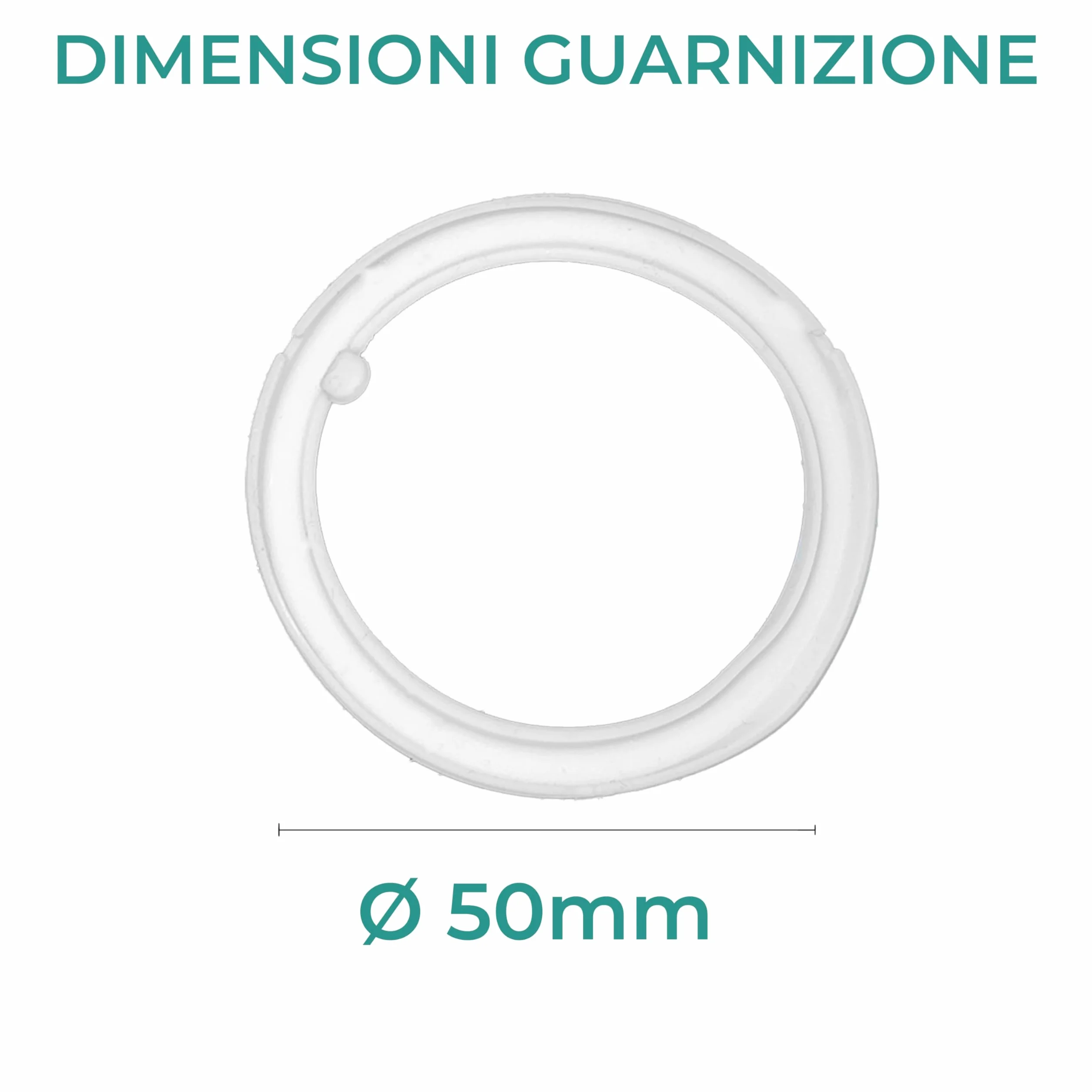 Guarnizioni per Scaldabiberon Portatile da 50 mm – 2 Pezzi in Silicone Alimentare - BPA free - Compatibile con Tutti i Migliori Brand di Scaldabiberon