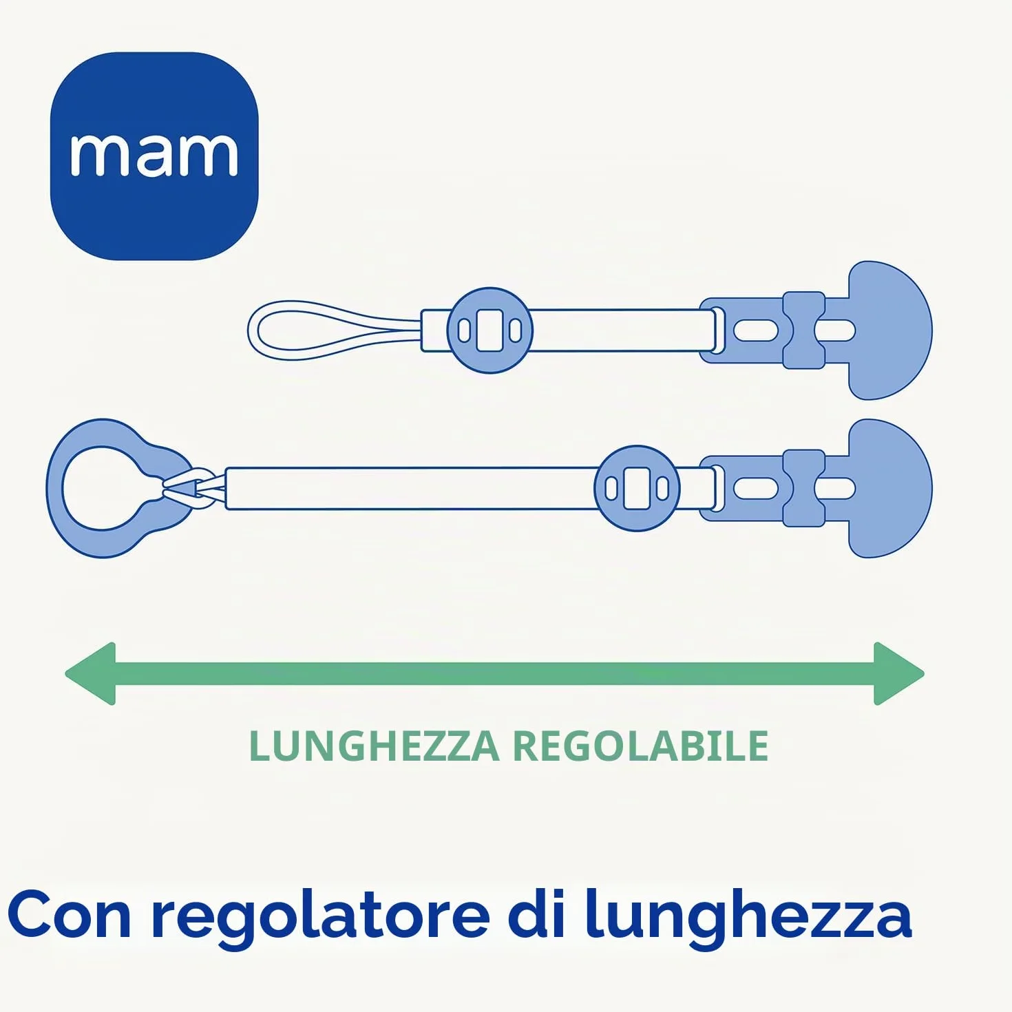 Istruzioni in Lingua Straniera - Mam Clip it! & Cover, Clip per Ciuccio e Portaciuccio, Supporto per Ciuccio, Lunghezza Regolabile, per Tutti i Tipi di Ciucci, 0+ Mesi,design assortiti