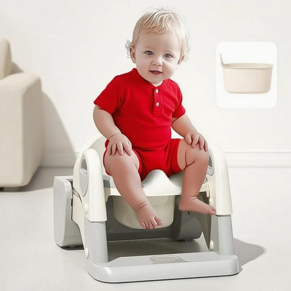 Sedile Wc Per Bambini - Riduttore Regolabile Con Scaletta,Sgabello Passo a Passo per Casa Bagno Asilo Nido Viaggio Auto Escursioni