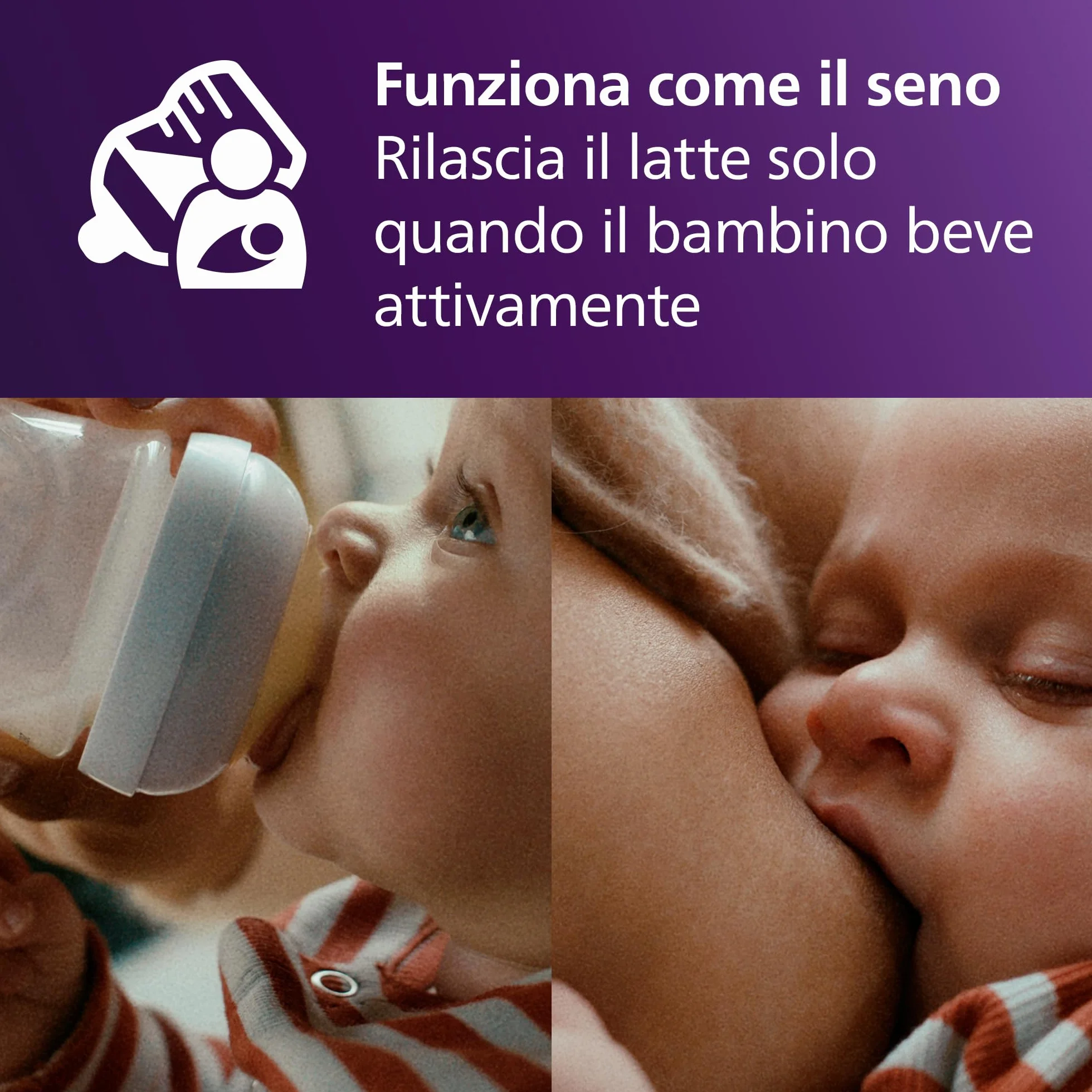 Philips Avent Set regalo con 1 ciuccio, 4 biberon e scovolino per pulizia