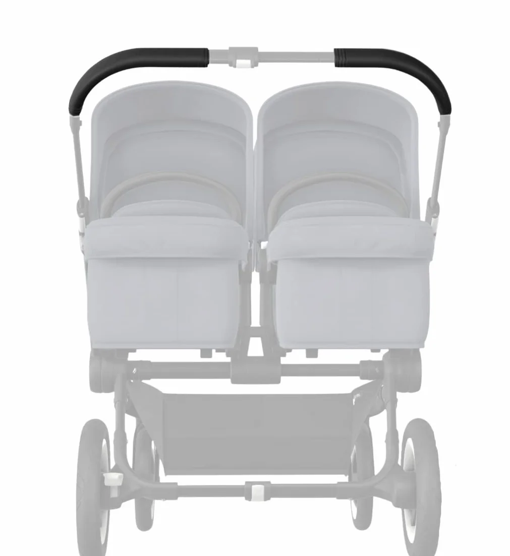 PROTEC TIF | Coprimanubrio in similpelle Compatibile con il Bugaboo Donkey (non sostituisce la gomma) (nero)