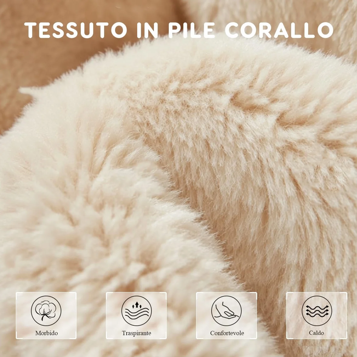SONARIN Carina Copertina per Marsupio,Caldo Antivento Copri Marsupio,Universale Copertura Mantello con Cappuccio Cover Invernale per Fascia Portabebè con Tasca Frontale(Orso)