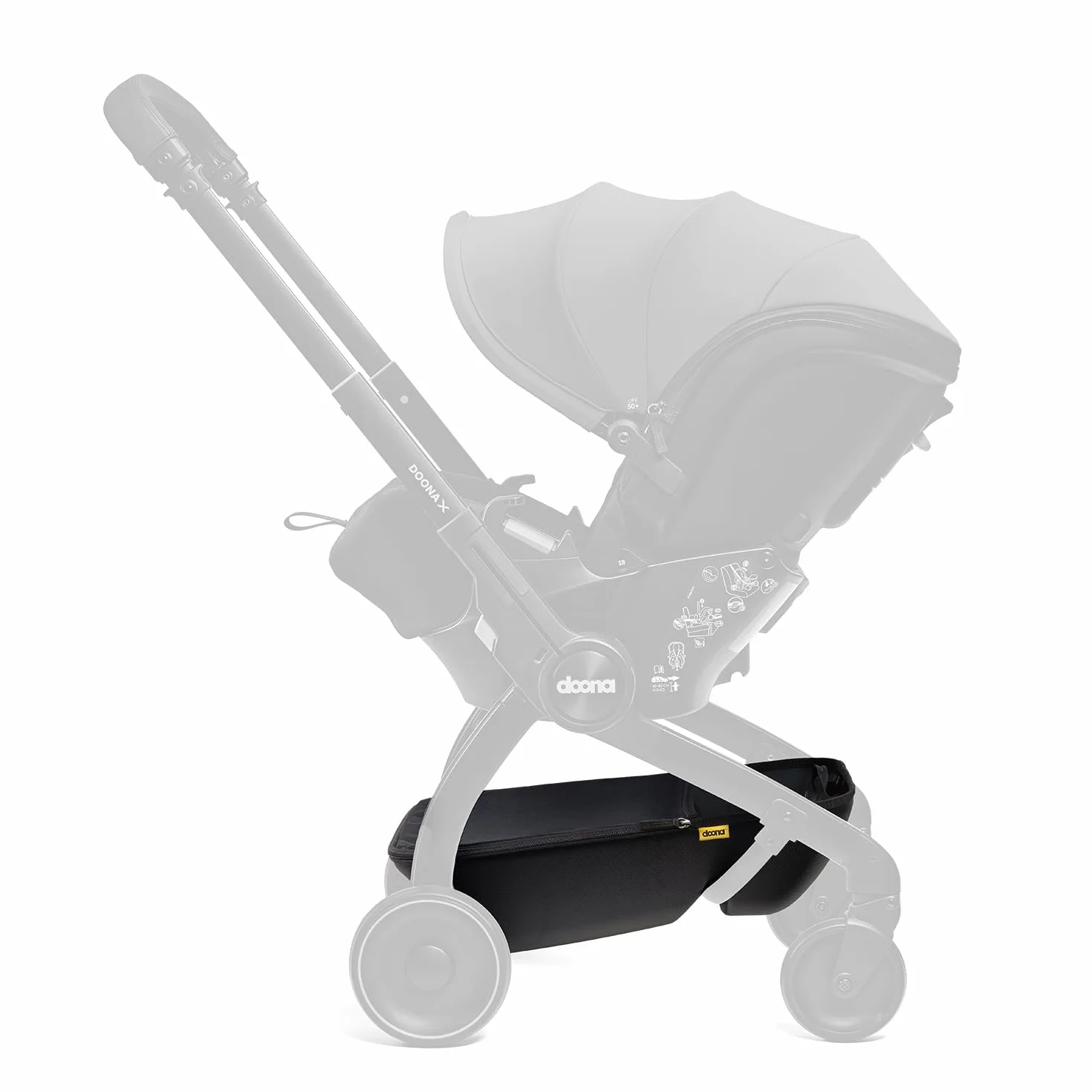 Doona X Storage Basket – Porta tutti gli oggetti essenziali del tuo bambino su questo cestino – Compatibile solo con Doona X
