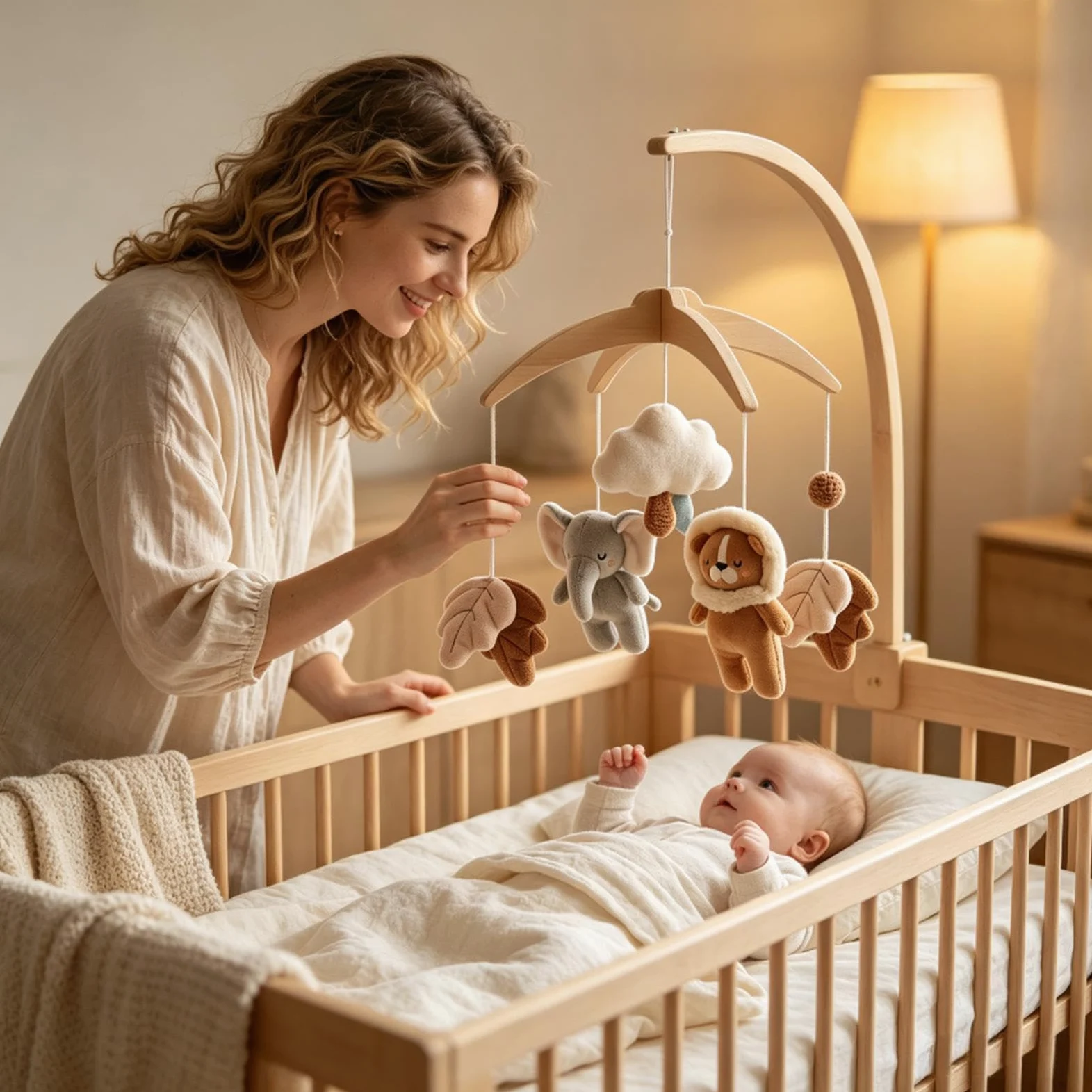 Giocattolo lenitivo per bambini a forma di animale | Simpatico giocattolo mobile per la cameretta dei bambini, per la casa, la camera da letto, il soggiorno, la stanza dei giochi