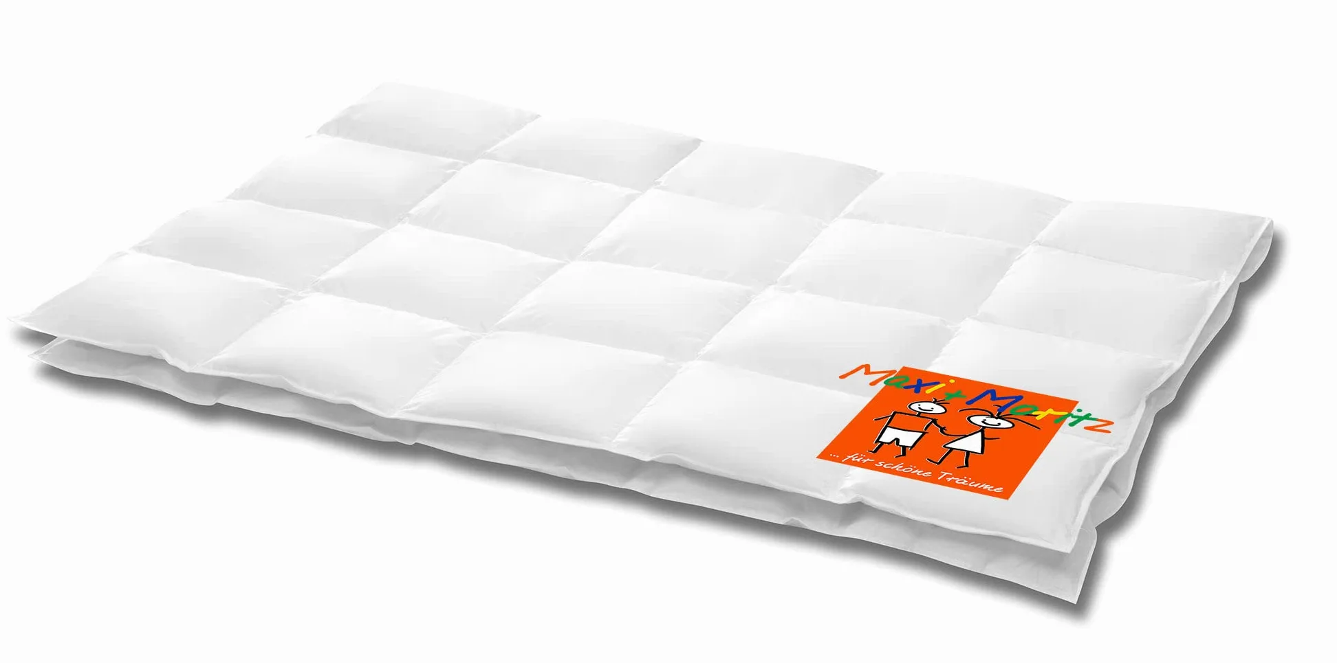 Maxi und Moritz 975.98.012 - Piumino per bambini, con 8 x 5 pannelli, dimensioni 100 x 135 cm