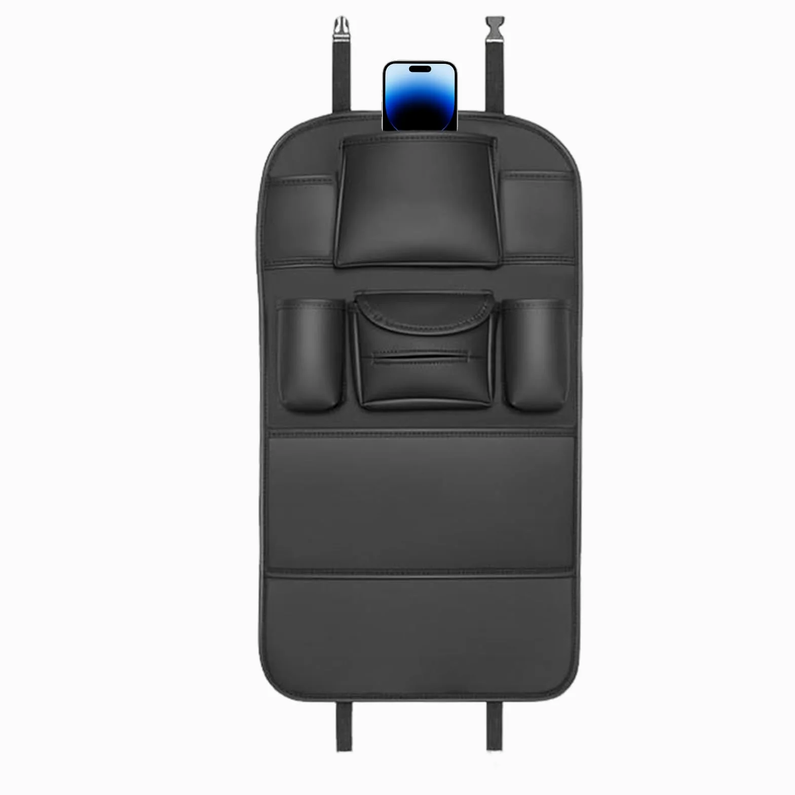 Generico Organizzatore per Schienale Auto,Borsa Impermeabile Per Archiviazione - Organizzatore da Auto per Sedile Posteriore,Per SUV Furgone Viaggio Camping Guida Lunga Distanza Avventura All'Aperto