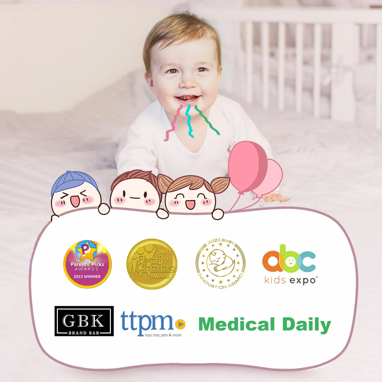 NETVUE Baby Monitor Video e Audio, Telecamera Bambini con Supporto 4 in 1, Controllo da HD 5" LCD Monitor e App Mobile, 3 Modalità di Rilevamento Intelligenti, Audio Bidirezionale, Visione Notturna