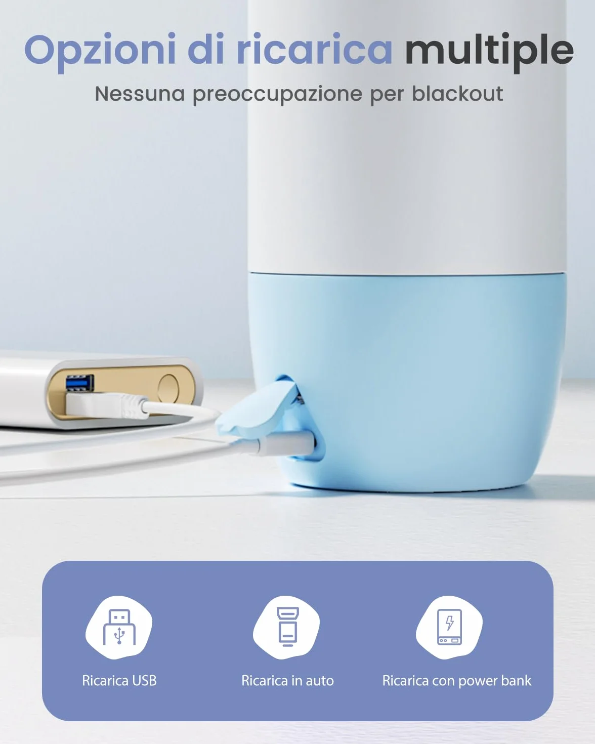 GROWNSY Scaldabiberon Portatile da Viaggio Scalda Biberon Elettrico Senza Fili con Riscaldamento Rapido per Latte Materno e Formula Batteria 10000mAh Capacità 600mL e Controllo della Temperatura