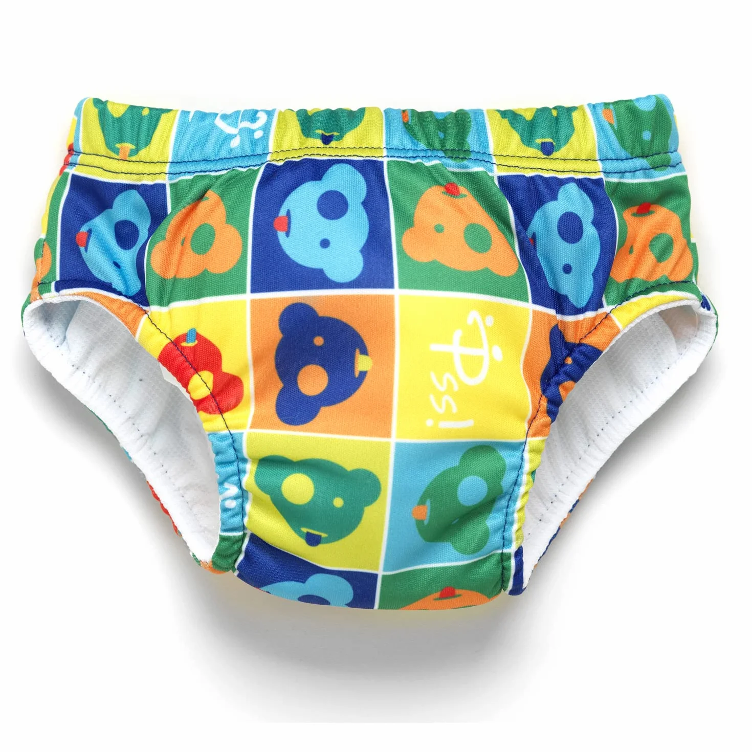 Pss! - Pannolino per Bambini per l'Acqua - Modello Koala - Per Bambini da 3 a 8 kg - Taglia M - Unisex - Design Multicolore -Assorbente e Riutilizzabile -Impermeabile e Confortevole - 1 Pièce