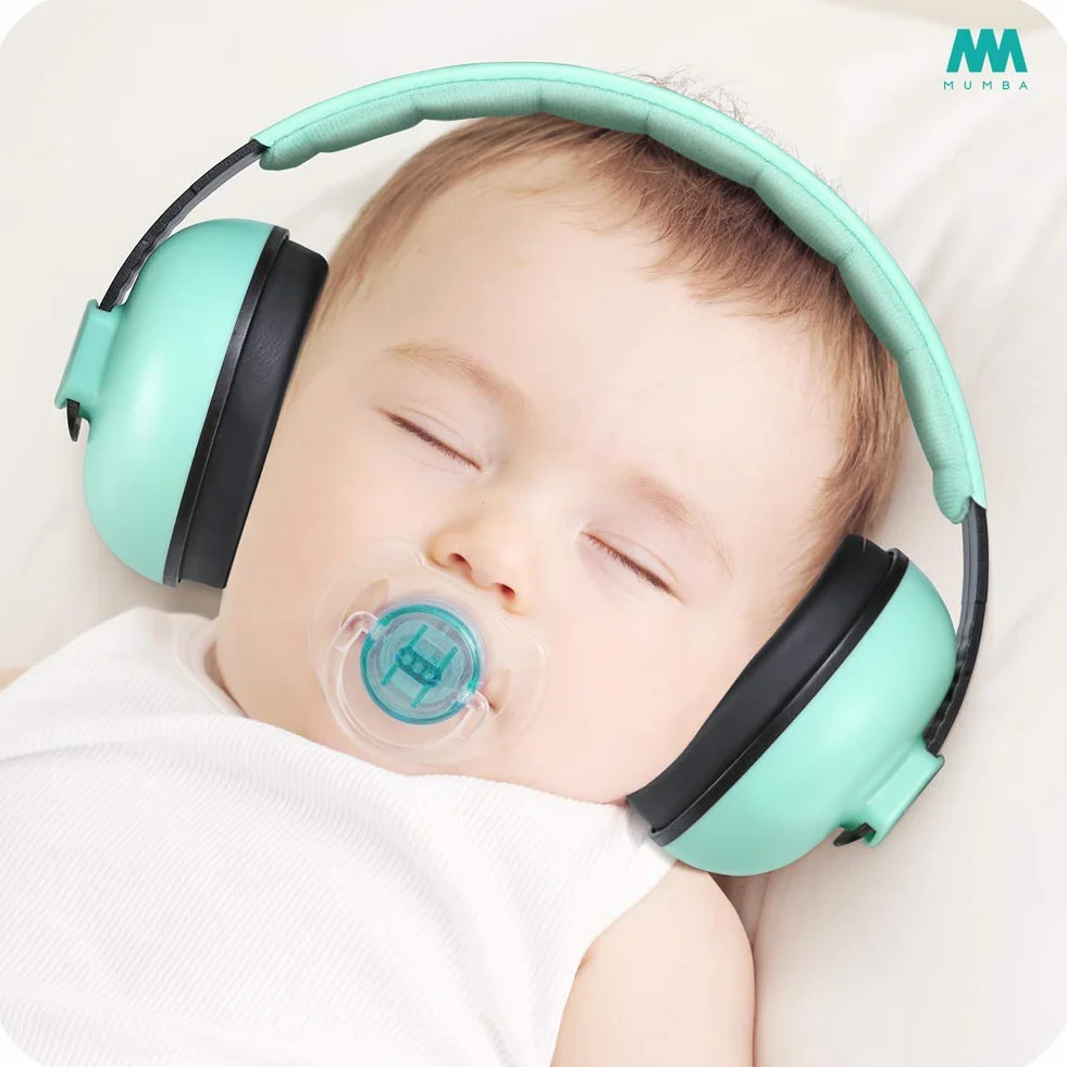 Mumba Unisex Baby Modern, Aqua, Medium (confezione da 1)