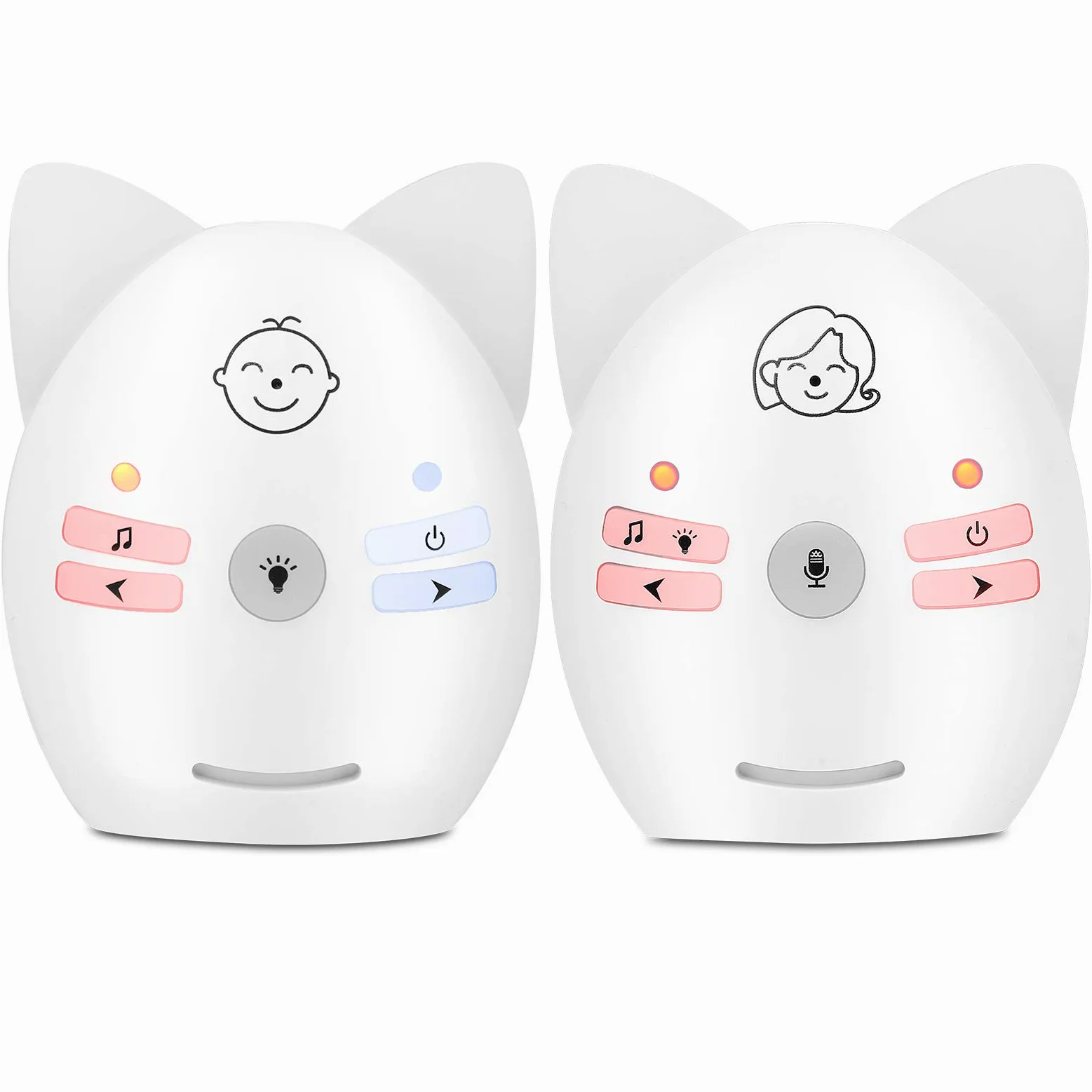 Baby Monitor, monitor telecamera di sicurezza con luce notturna, digitale per piccolo animale domestico (monitor di lingua)