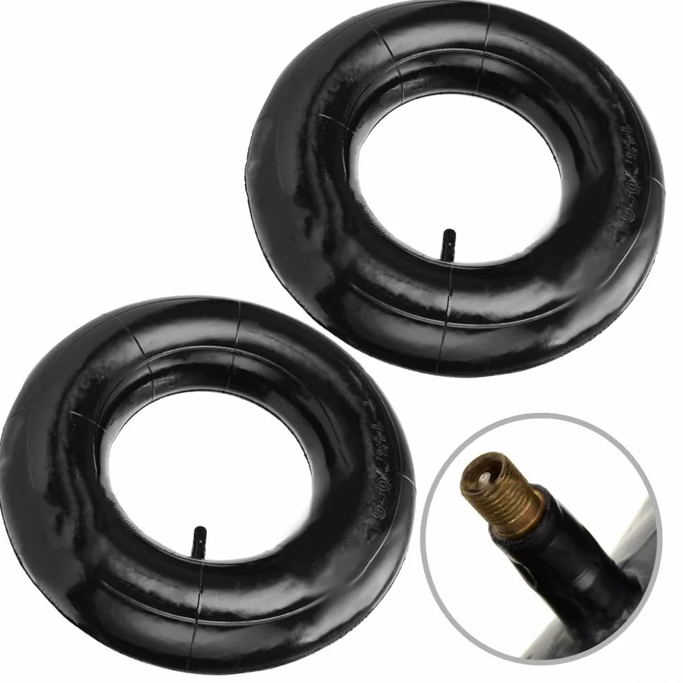 Camera d'aria con valvola TR-13 per pneumatici da 13 x 5,00-6 e 145/70-6 da utilizzare su, per go-kart, tosaerba, spazzaneve (confezione da 2)