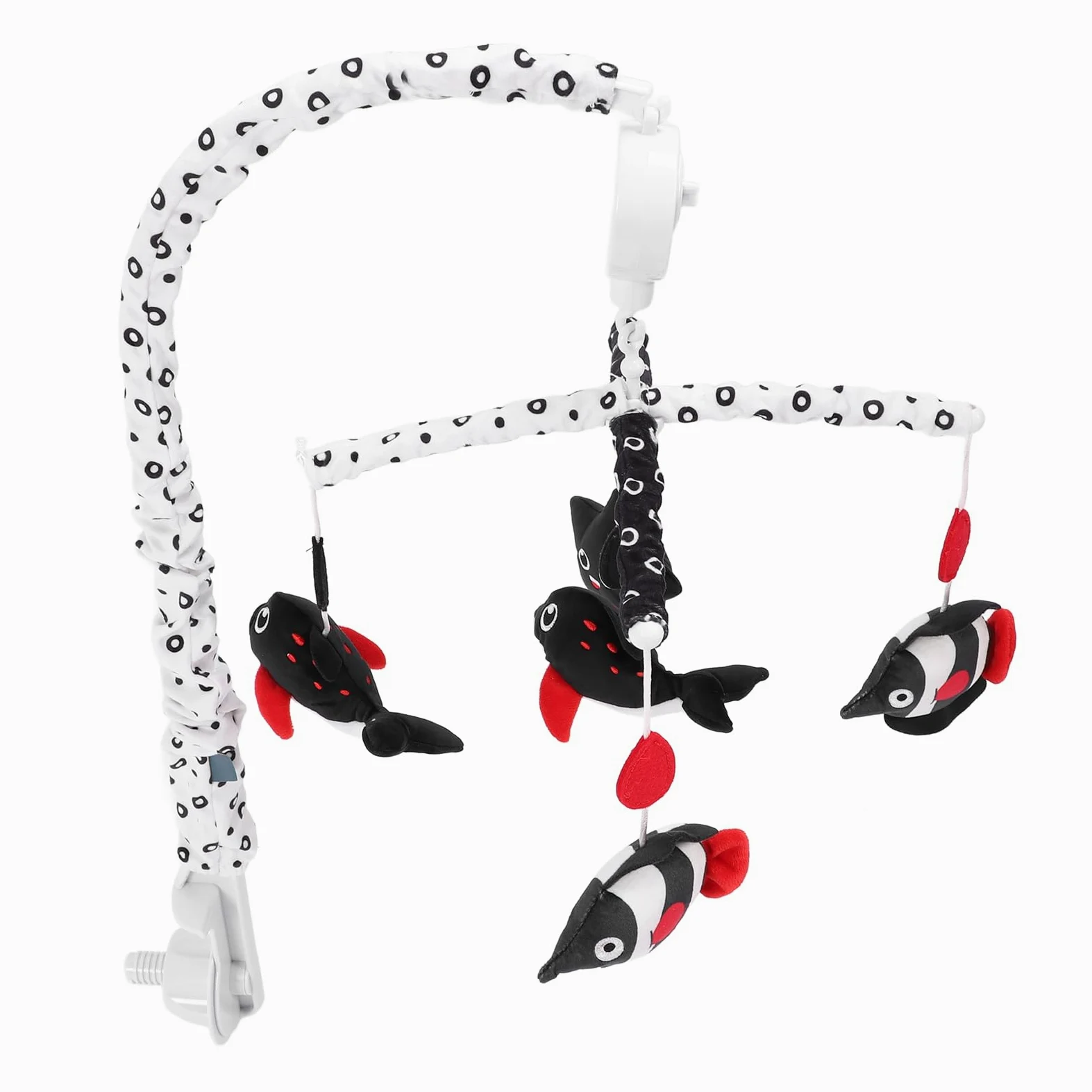 Generic Giostrina Musicale con Accessori in peluche. Vivaci Colori rosso. Suono Rilassante per il Sonno del Bambino (oceano)