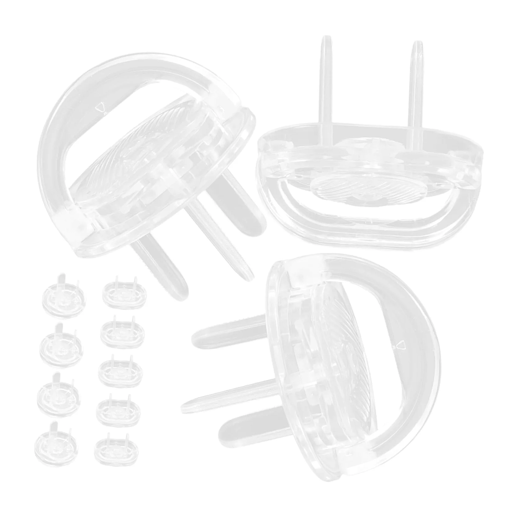 Hemobllo 4sets Copriprese Elettriche Per Trasparenti Due Facili Installare e Resistenti Protezione Elettrici Per