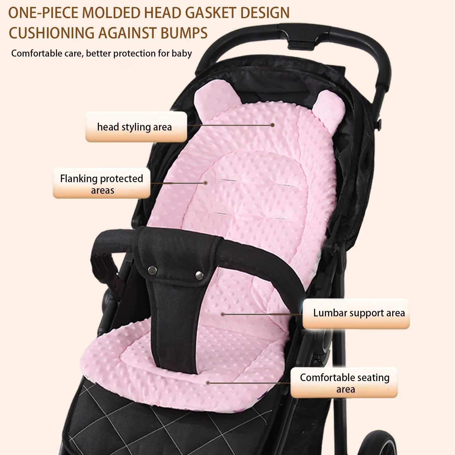 Coprisedile universale per seggiolino auto, cuscino riduttore per seggiolino, ovetto, seggiolino sportivo, seggiolino per neonato, ovetto per poggiatesta