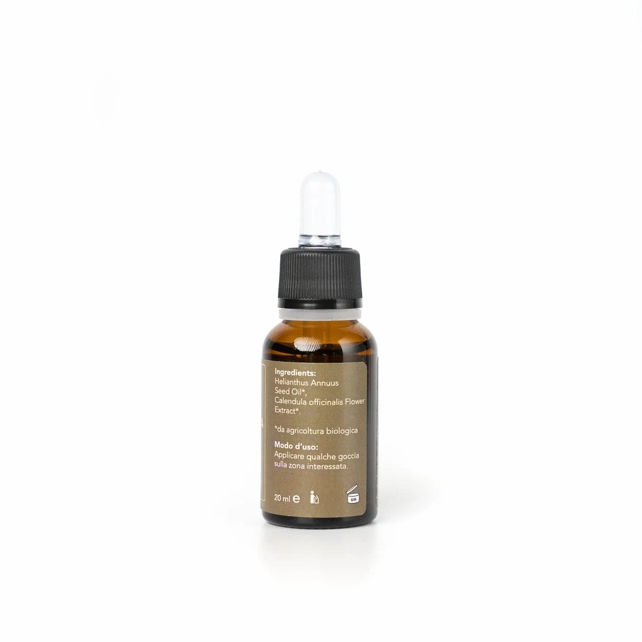 Sant'Egle Olio di Calendula Biologico, Oleolito cosmetico, 20ml