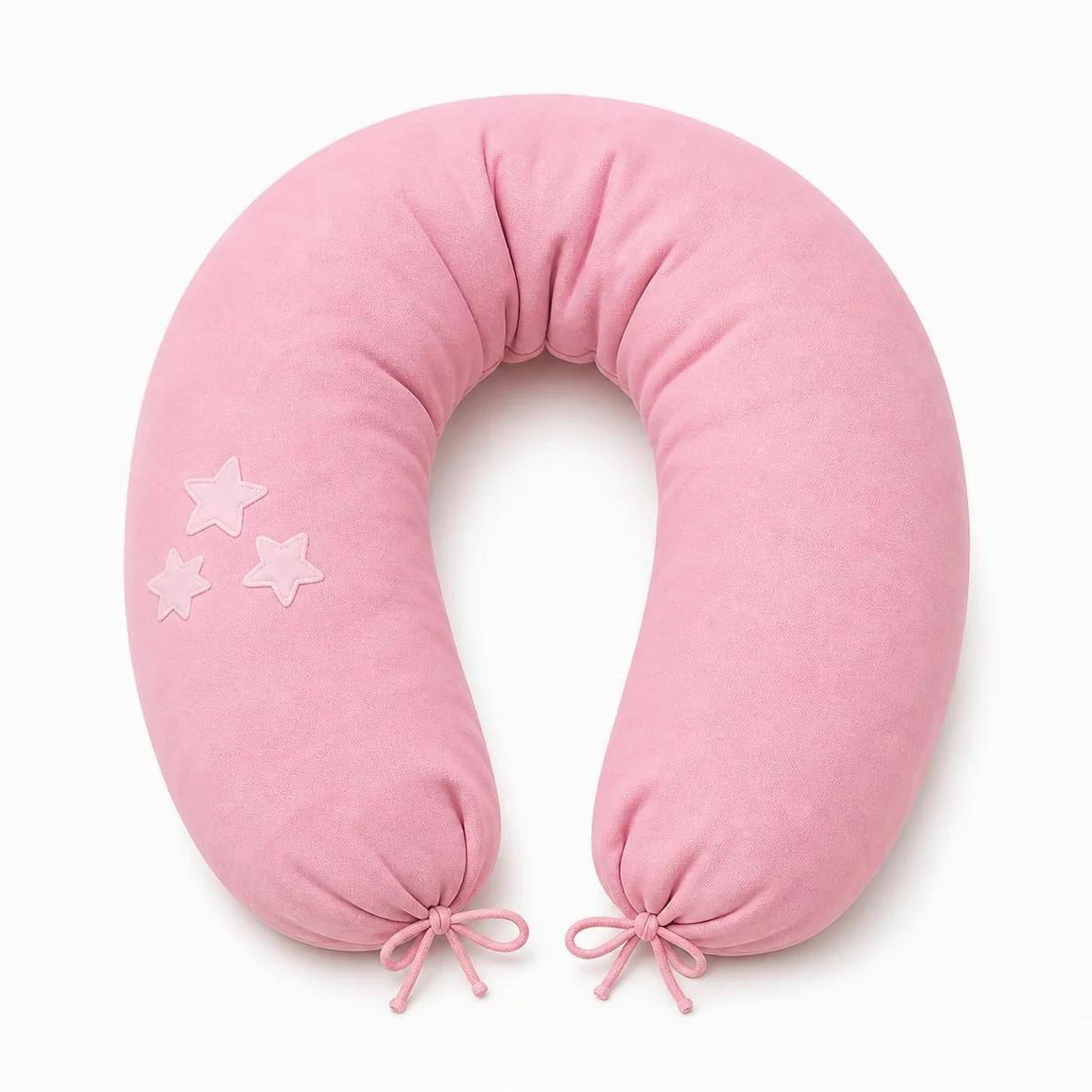 cuscino per allattamento XXL in cotone biologico | imbottitura in kapok | cuscino grande per l'allattamento al seno | cuscino per la gravidanza | anallergico | 190x30 cm, rosa