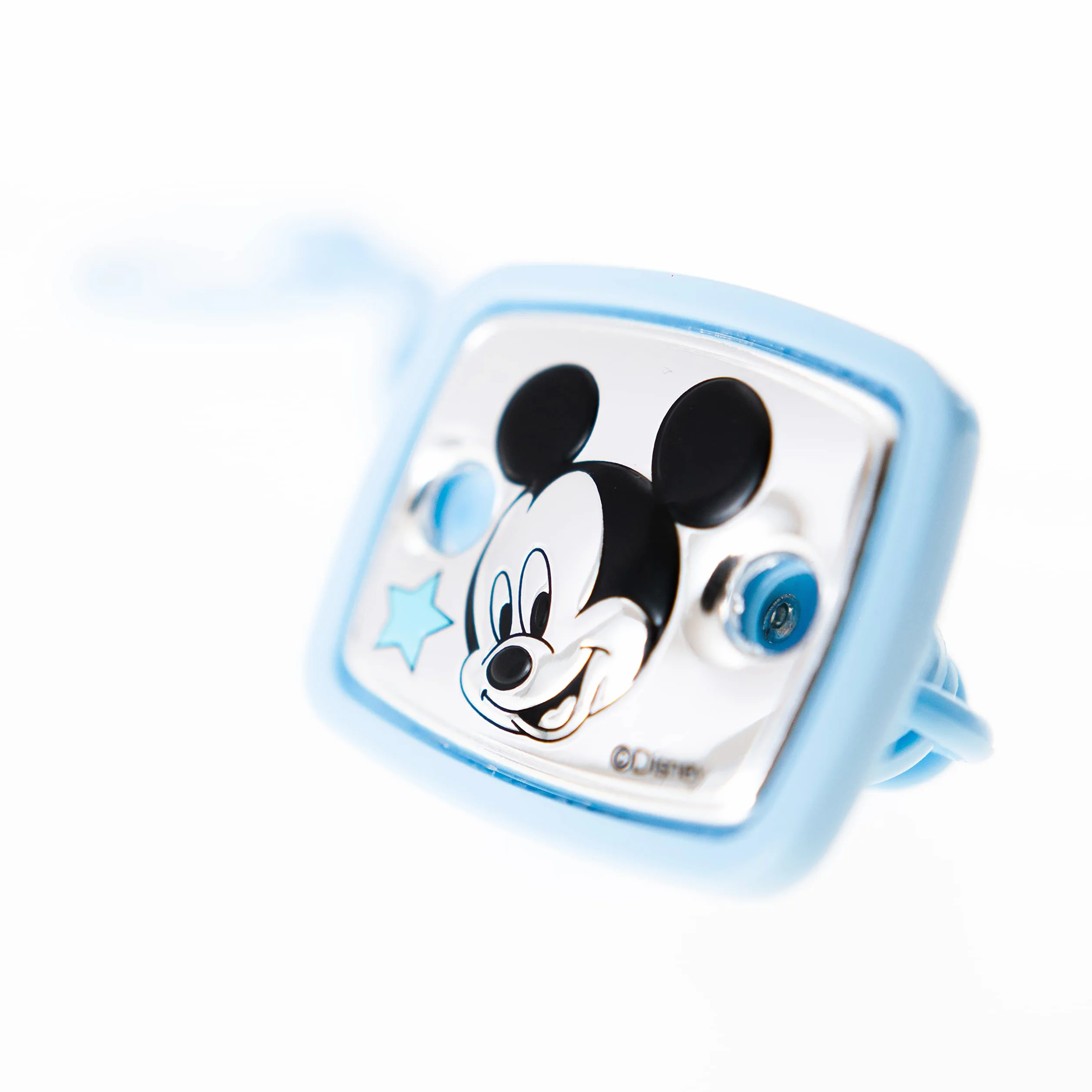 Valenti Argenti - Disney Topolino - Clip Ciuccio, Catenella Portaciuccio con Box in Argento