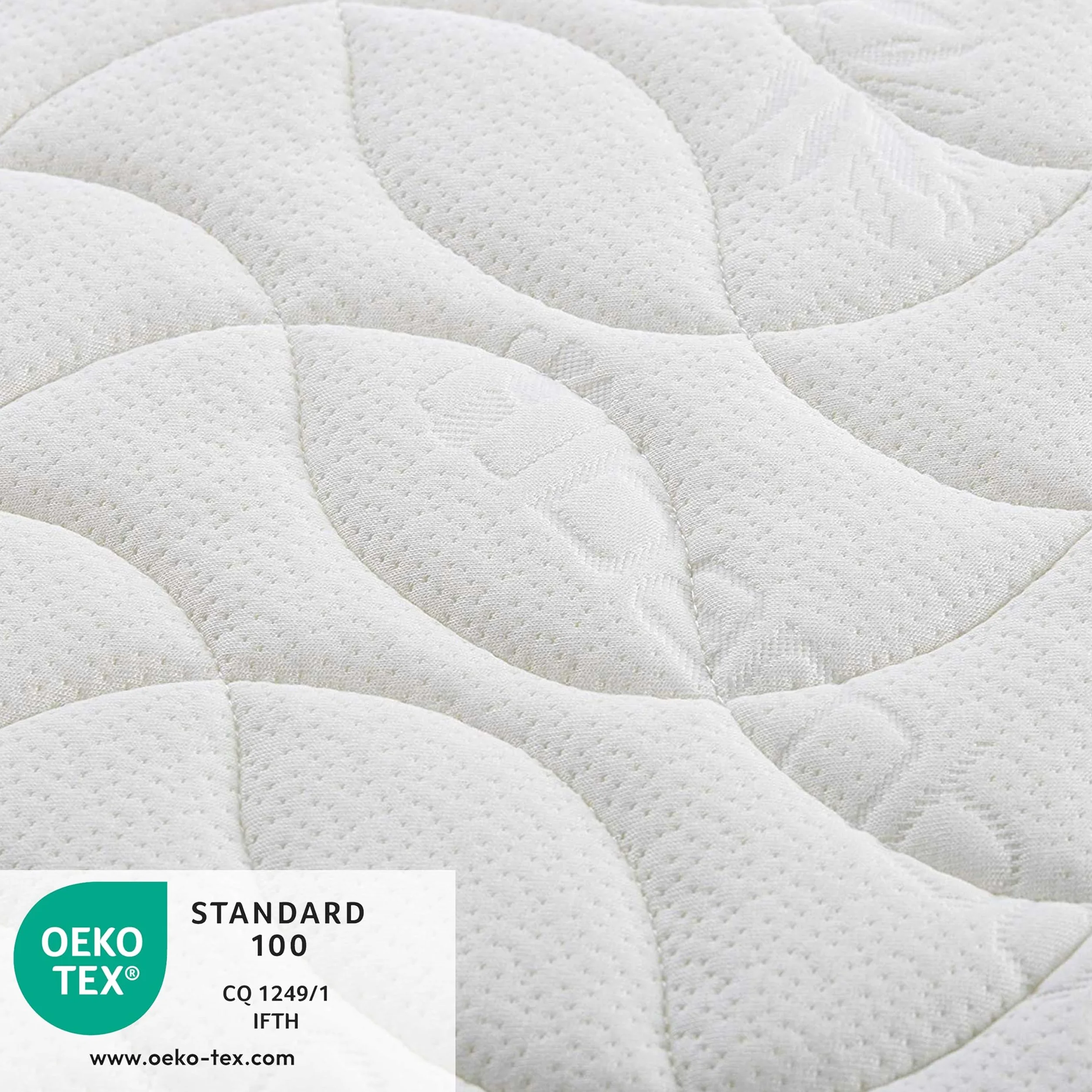 Babysom - Materasso Lettino Bambino | Per Neonato - Bambù Naturale - 70x140 cm - Altezza 14cm - Antiacari - Antisoffoco e Traspirante - Sfoderabile - Garanzia 10 anni