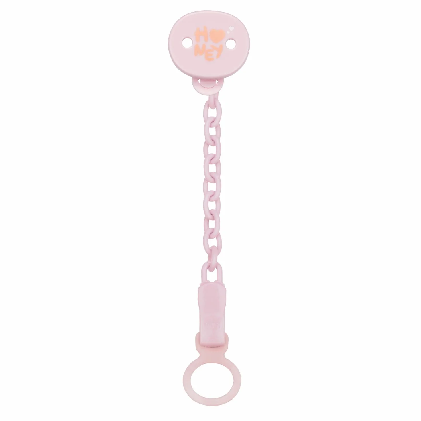 All You Can Clip, Catenella Portaciuccio, Morbide Clip Portaciuccio per Bambina, Morbida Catenella, Portaciuccio Neonato, Rosa