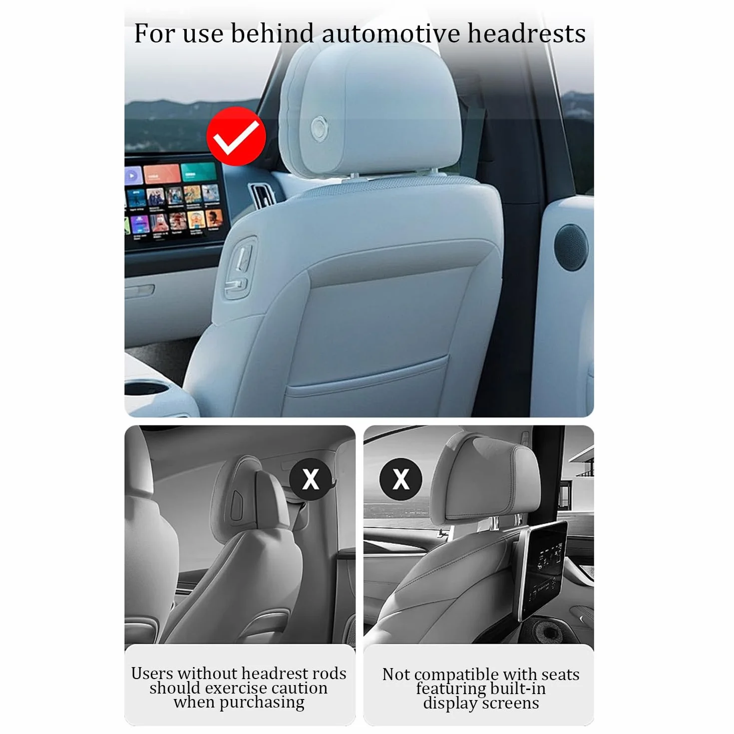 Tavolo Da Pranzo Per Sedile Posteriore Passeggero,Tavolino Per Auto,Vassoio Regolabile Per Auto Con Portabicchieri e Supporto Per Cellulare,Per Bambini,Viaggi,Lavoro,Pasti (Capacità Di Carico 20 Kg)