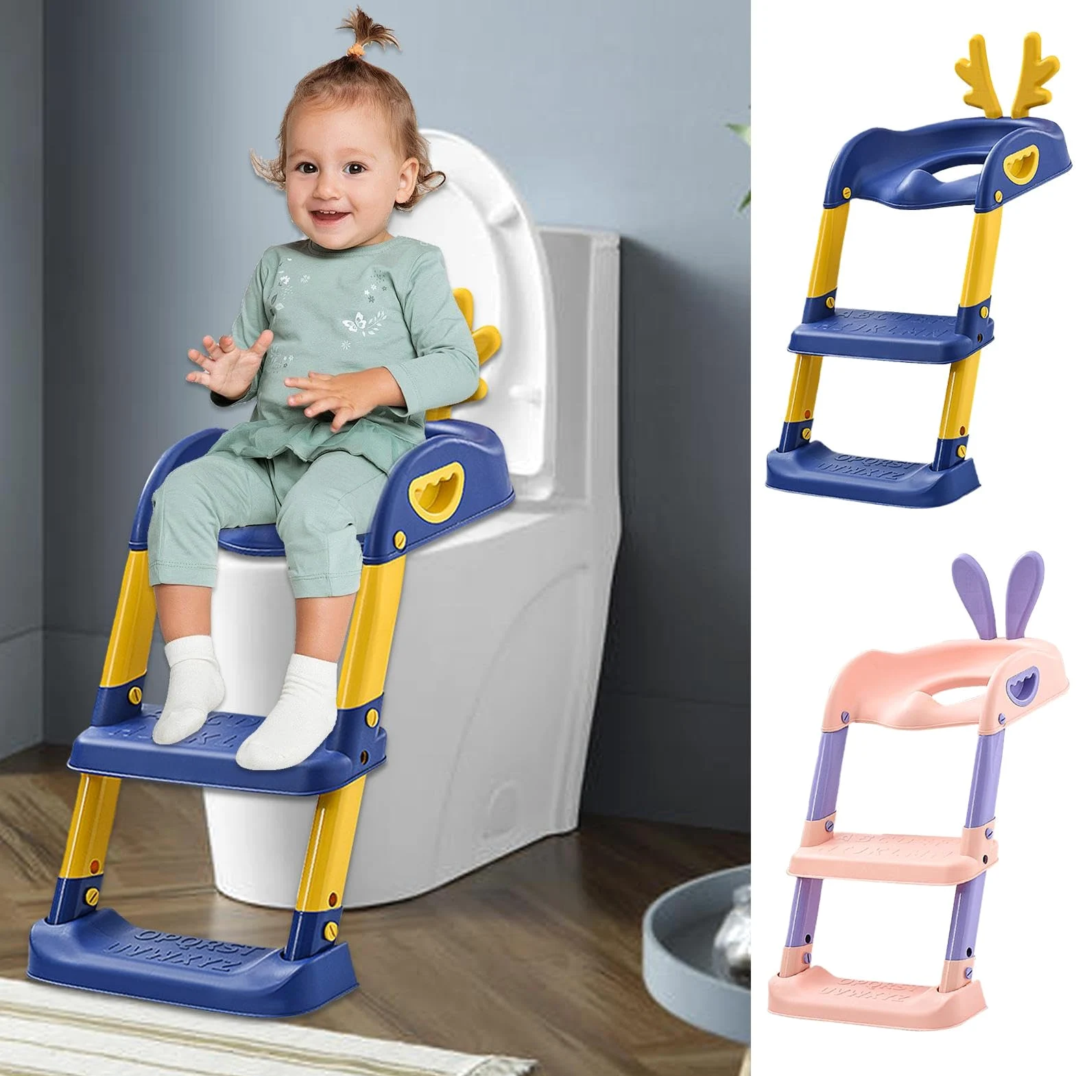 Sedile per il bagno, sedile del bagno per bambini Sedile di allenamento | per il bagno, vasino sicuro con cuscinetto anti-slip per 6 a 10 anni bambini