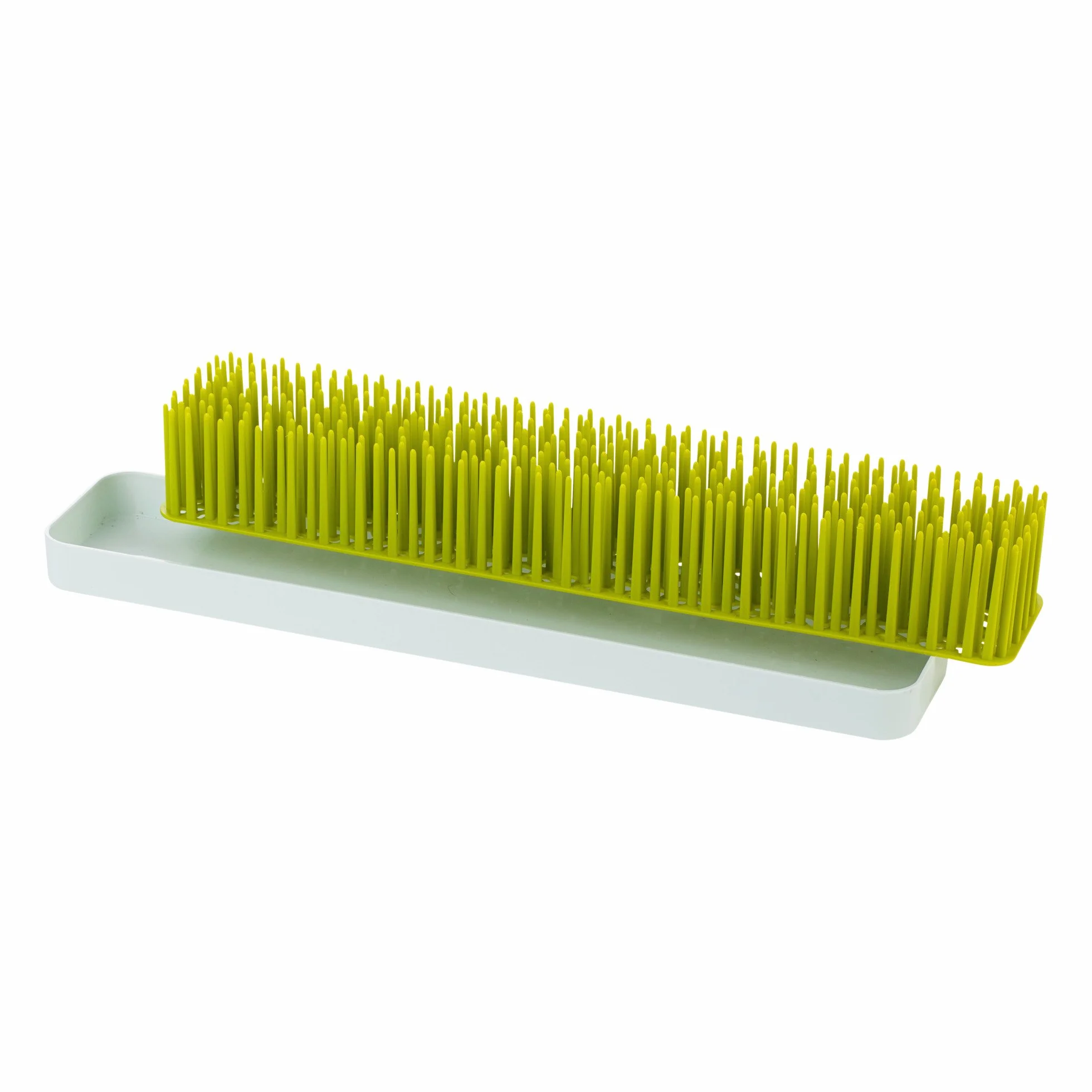 Boon TOMY PATCH Countertop Drying Rack For Baby Bottles And Accessories, Stylish Nursery Accessories, Baby Essentials for New Parents, BPA Green