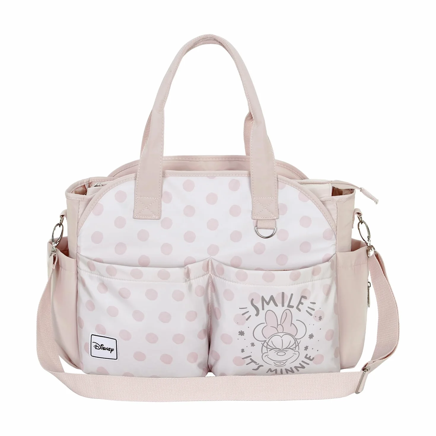 Disney Minni Mouse Dear-Borsa per Passeggino Mommy, Salmone, 44 x 32 cm