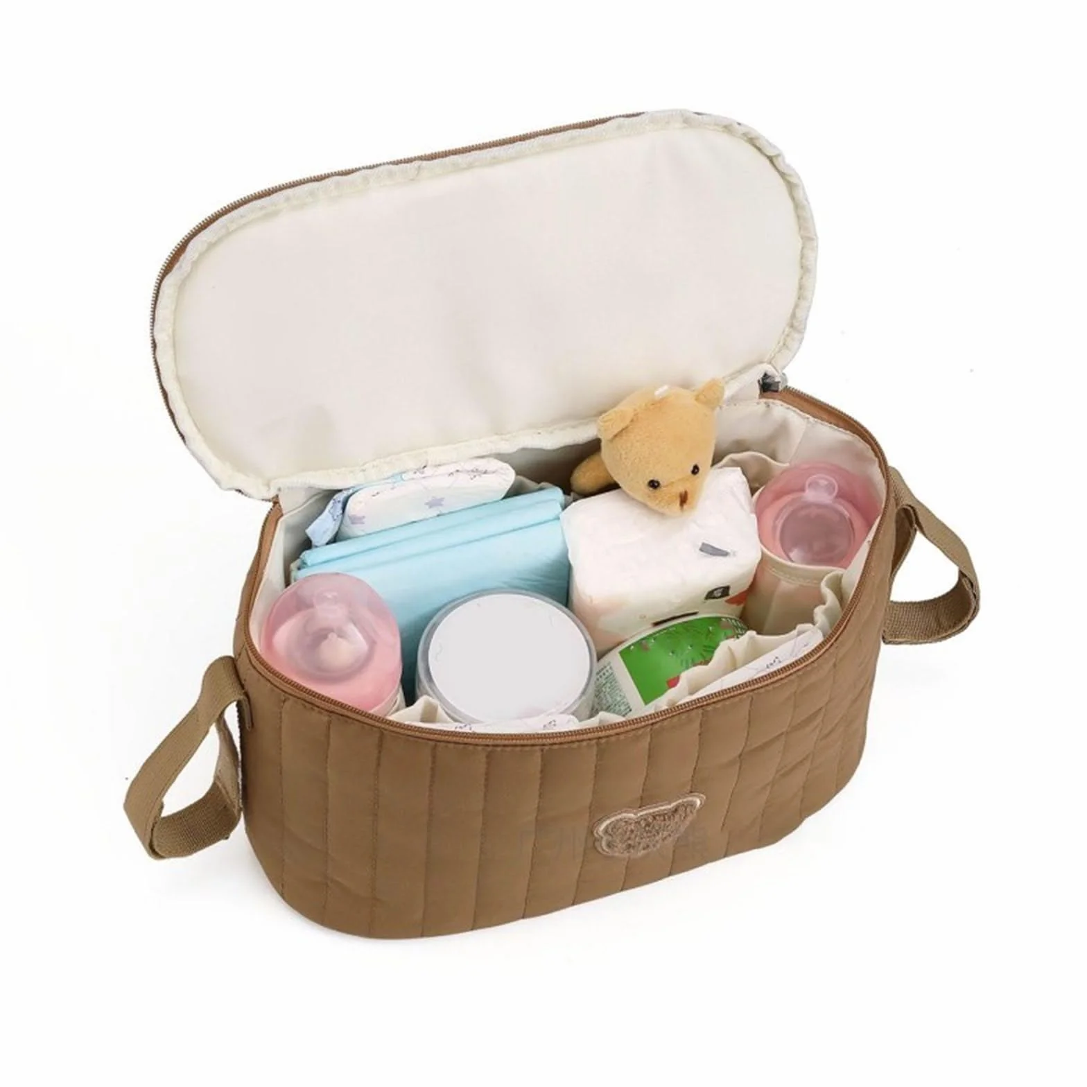 Multifunzionale Passeggini Bambino Hanging Bag Container con Design Spazioso Water Proofing Tessuto per Shopping e Viaggio Borsa Pannolino